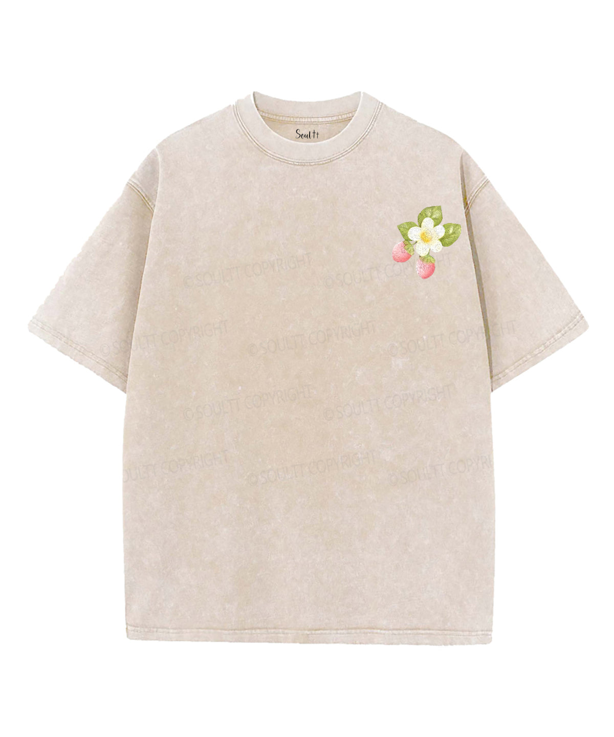 Fruit Of The Spirit Double Sided Unisex Washed Christian T-shirt