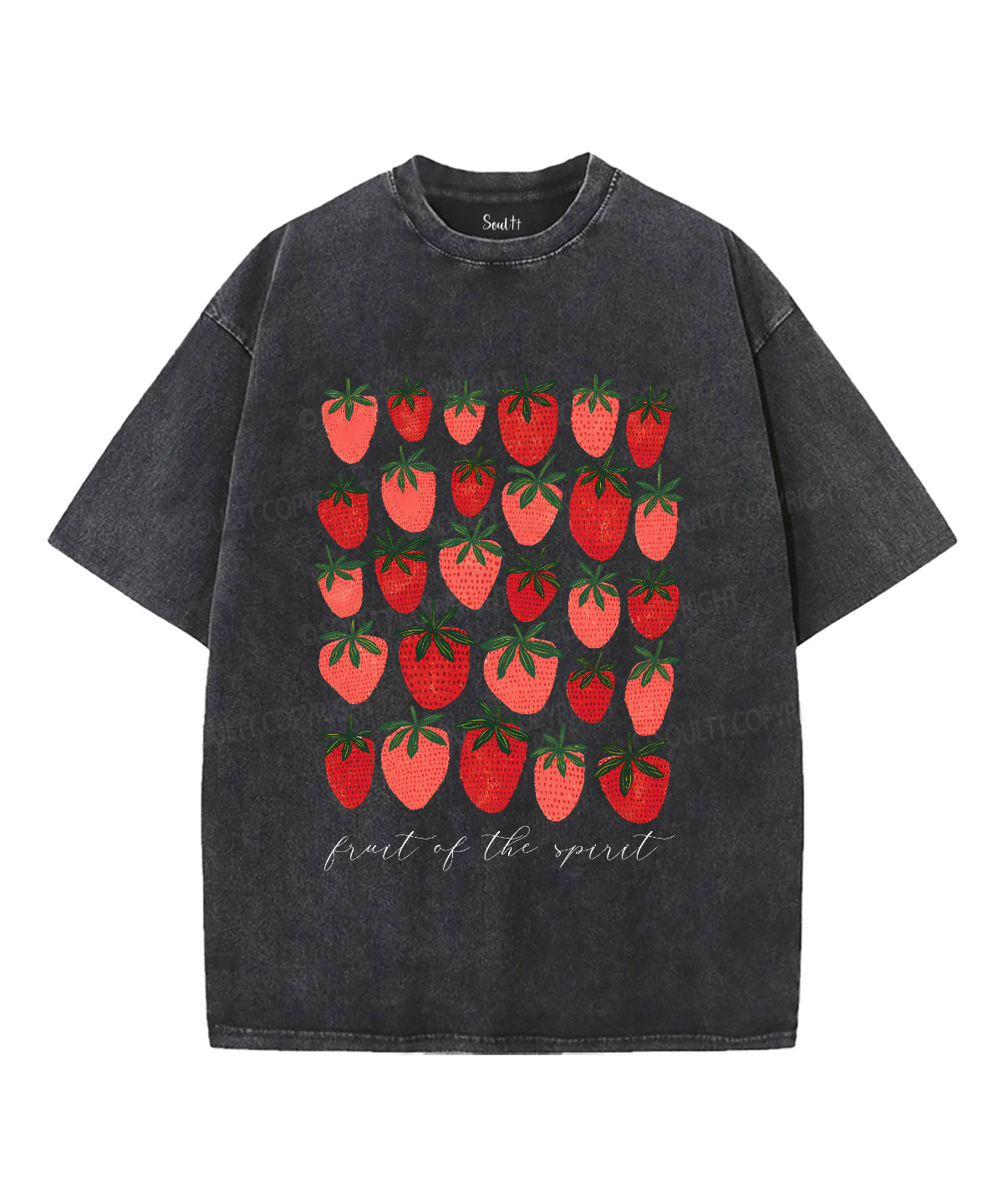 Fruit of the Spirit Unisex Washed Christian T-shirt