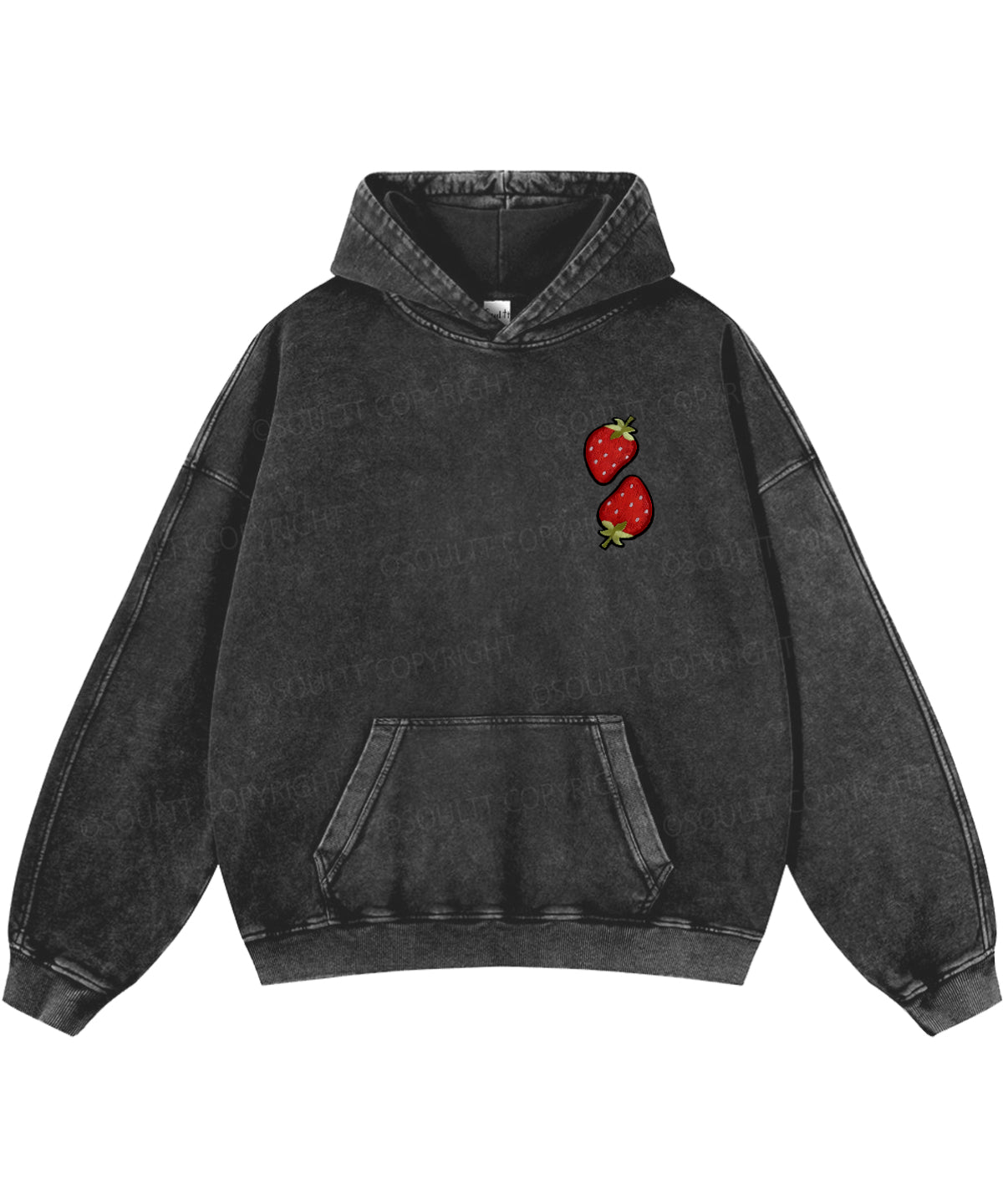 Fruit Of The Spirit Double Sided Washed Christian Hoodie