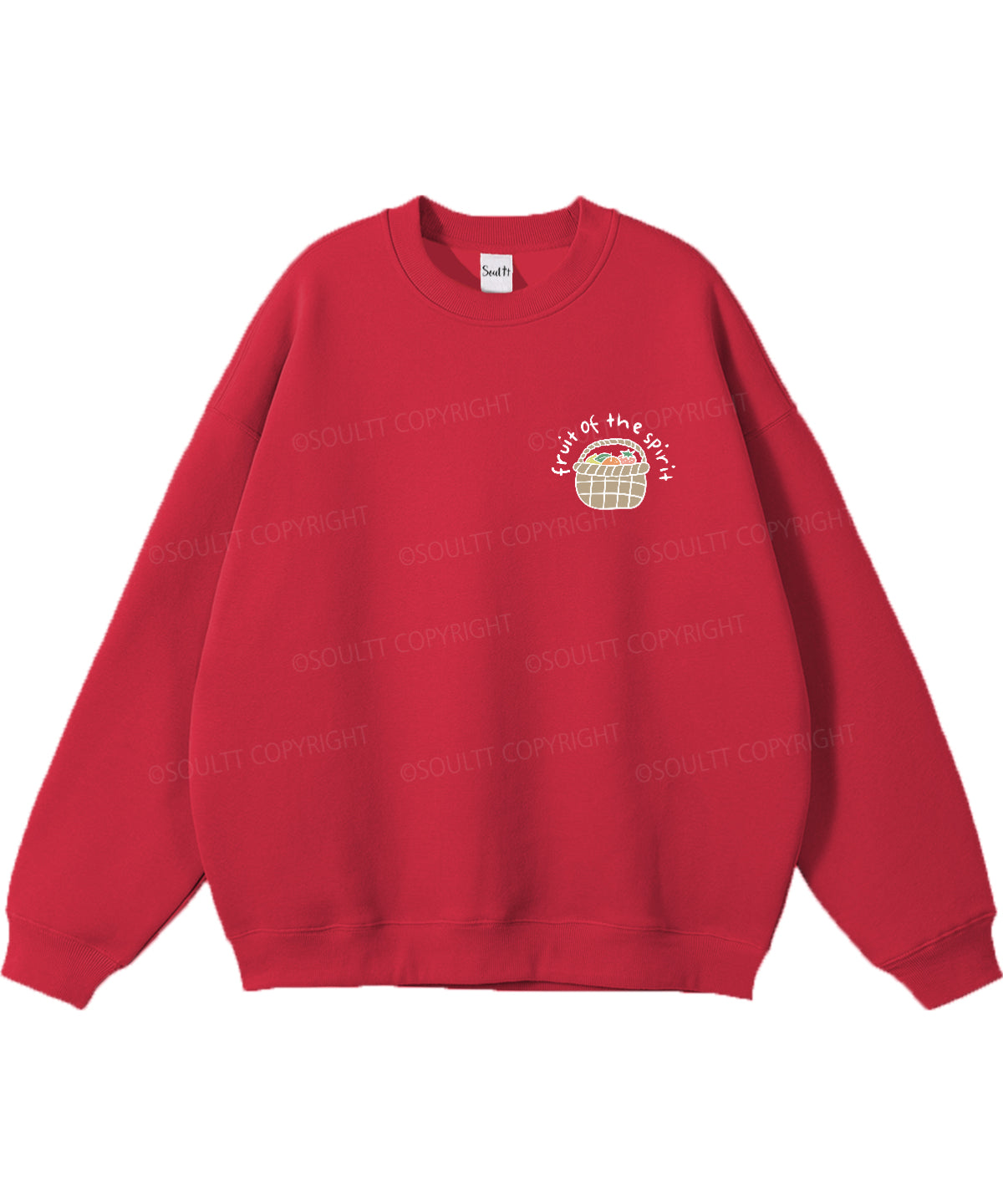 Fruit Of The Spirit Double Sided Christian Sweatshirt