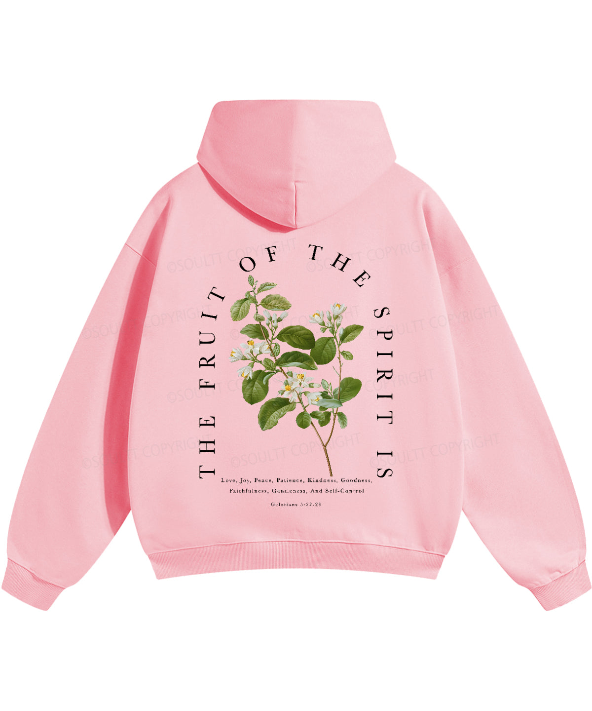 Fruit Of The Spirit Double Sided Christian Hoodie