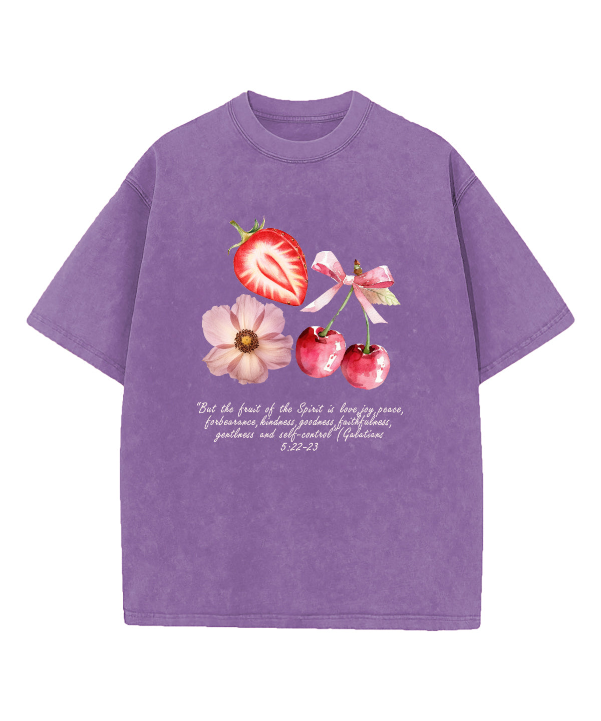 The Fruit Of The Spirit Washed Christian T-shirt