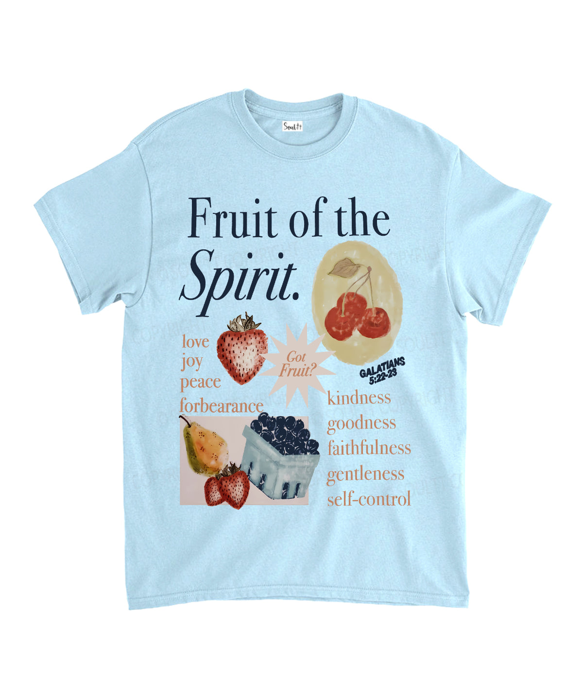 Fruit Of The Spirit Unisex Cotton Christian T-Shirt