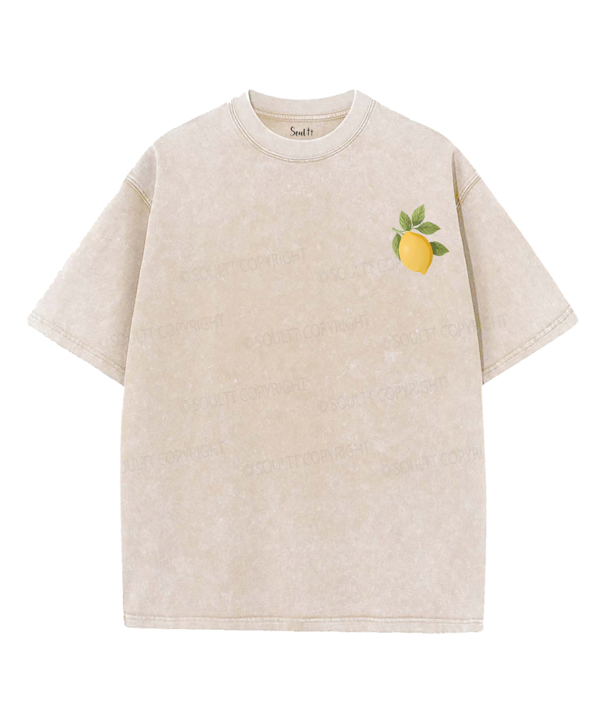 Life Gave Me Some Lemons Double Sided Unisex Washed Christian T-shirt
