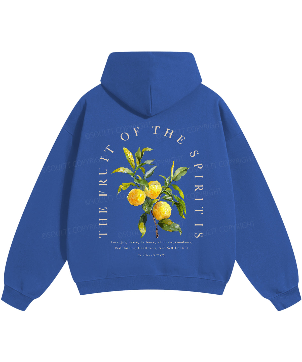 The Fruit Of The Spirit Double Sided Christian Hoodie