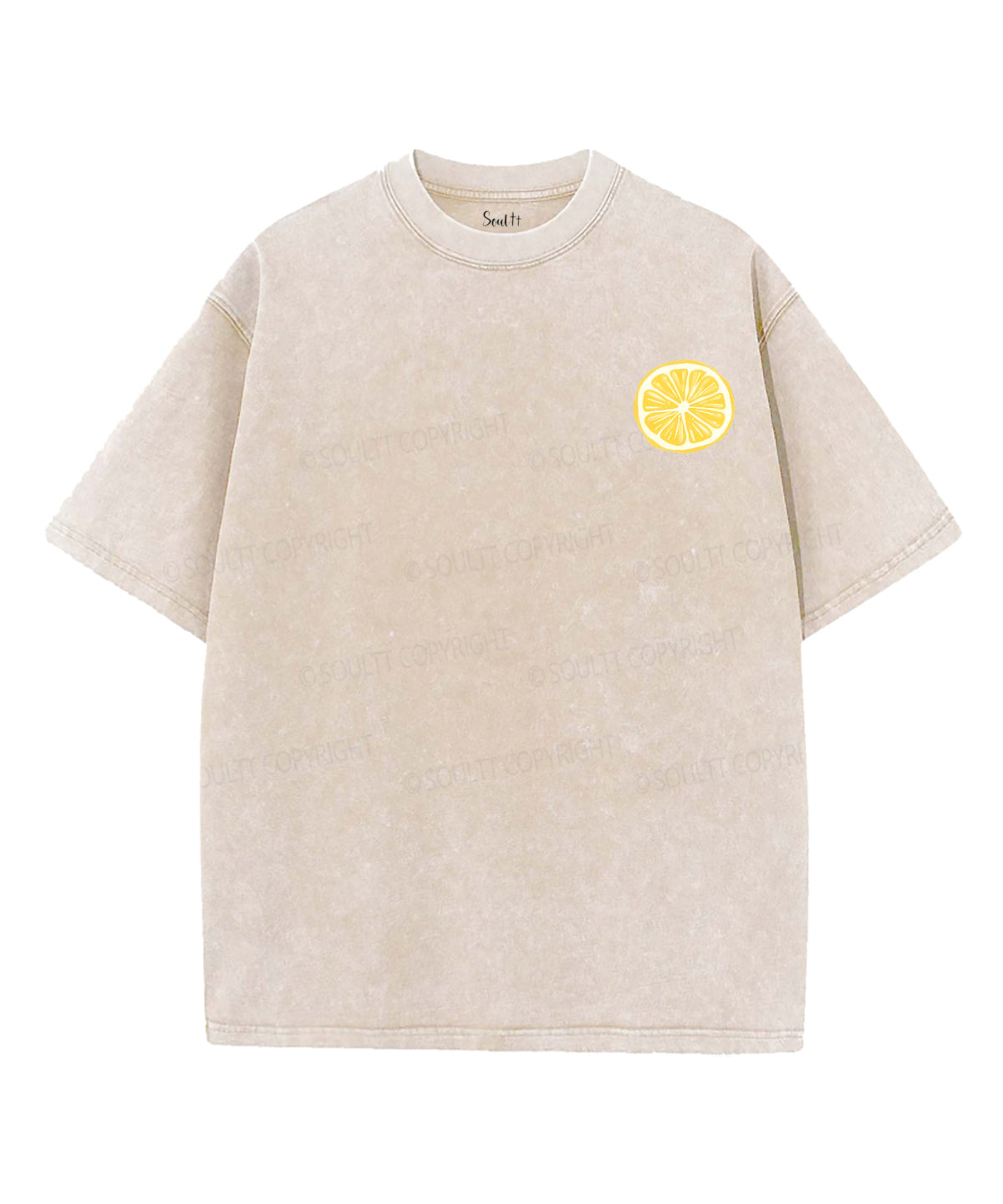 Life Gave Me Some Lemons Double Sided Unisex Washed Christian T-shirt