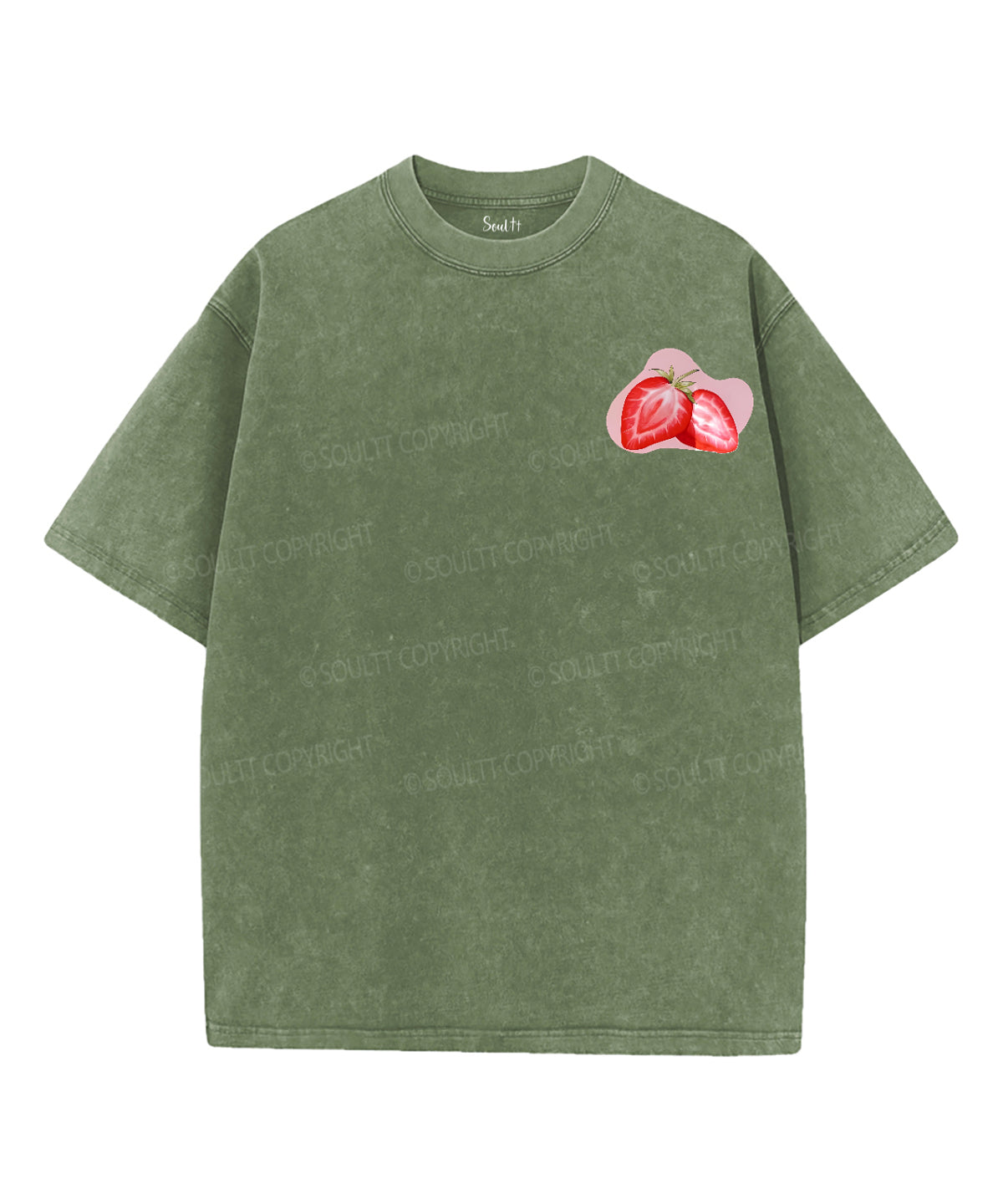 Fruit Of The Spirit Double Sided Unisex Washed Christian T-shirt