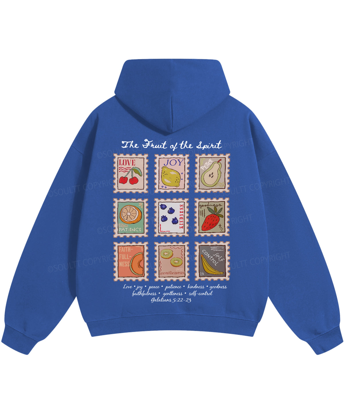 Fruit Of The Spirit Double Sided Christian Hoodie