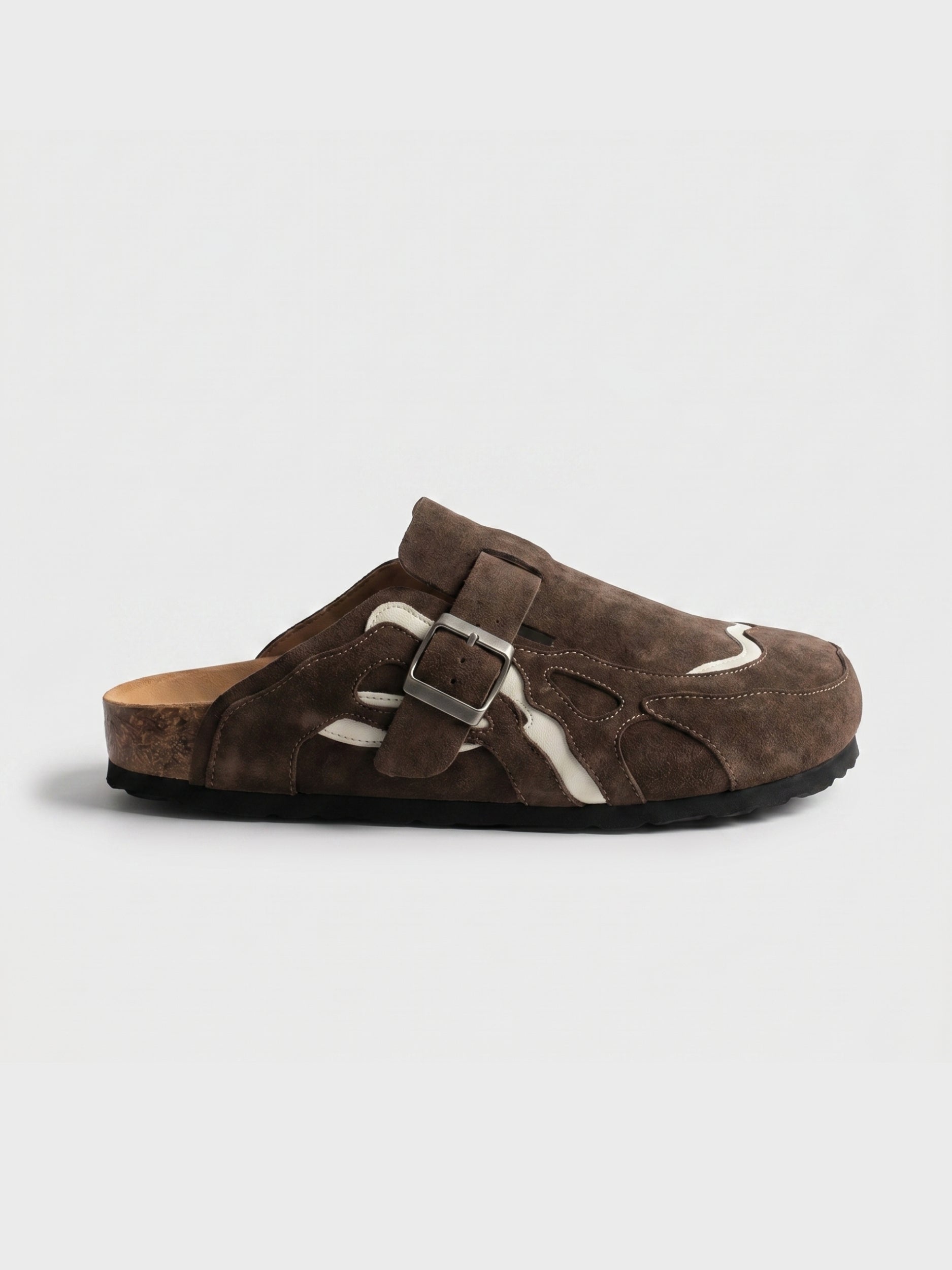 Wavey Clogs - Beige