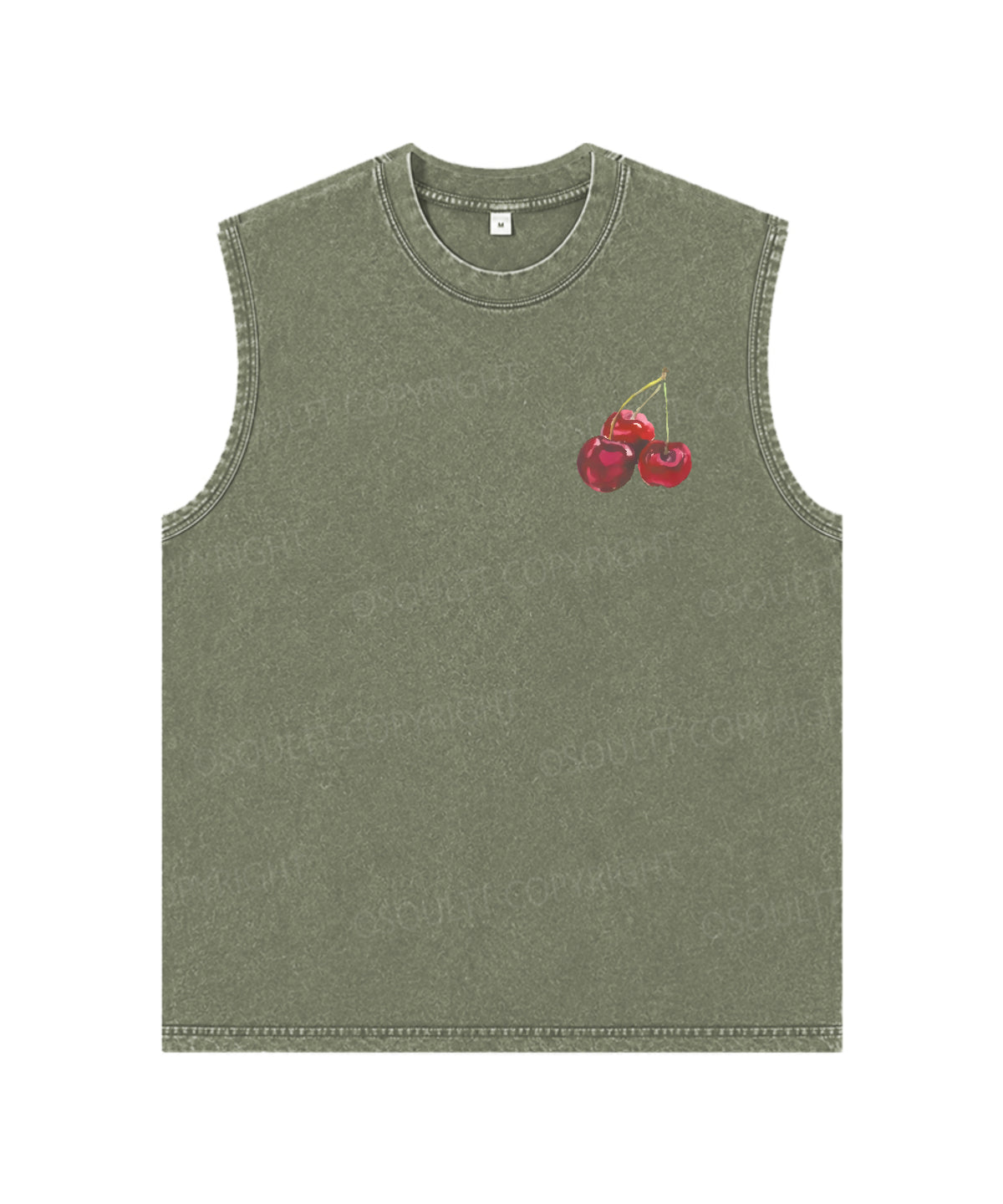 Fruit Of The Spirit Double Sided Unisex Washed Sleeveless Christian Tank Top