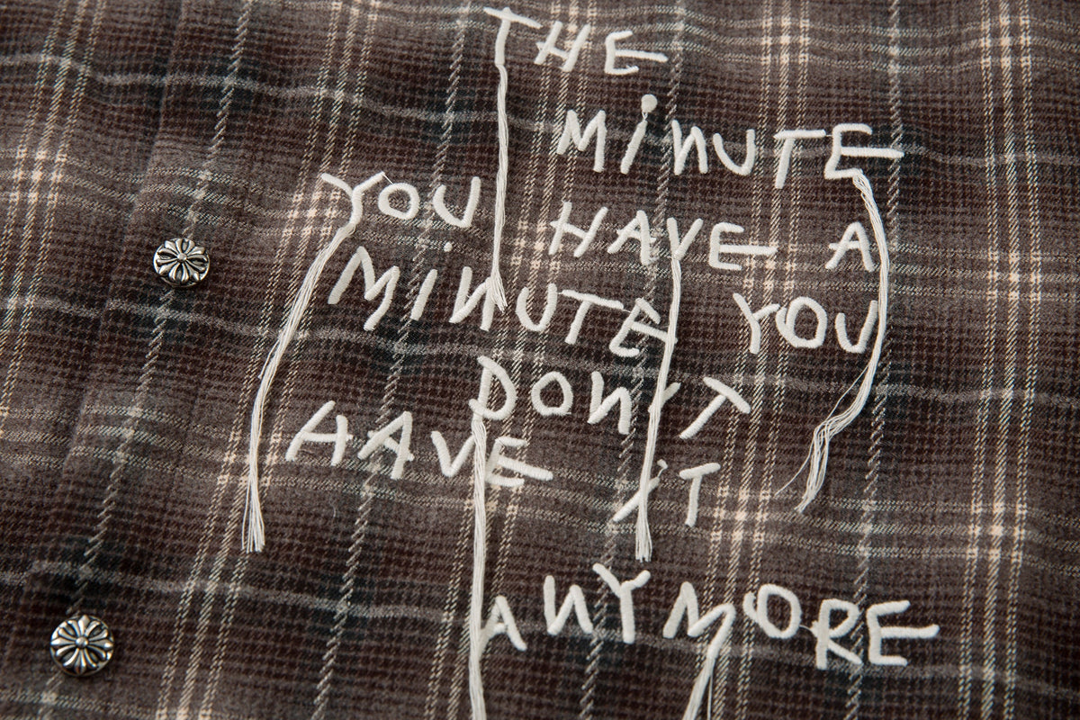 Plaid Layered Sweatshirt