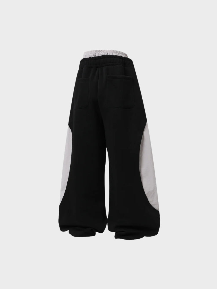 Striped Barrel Joggers
