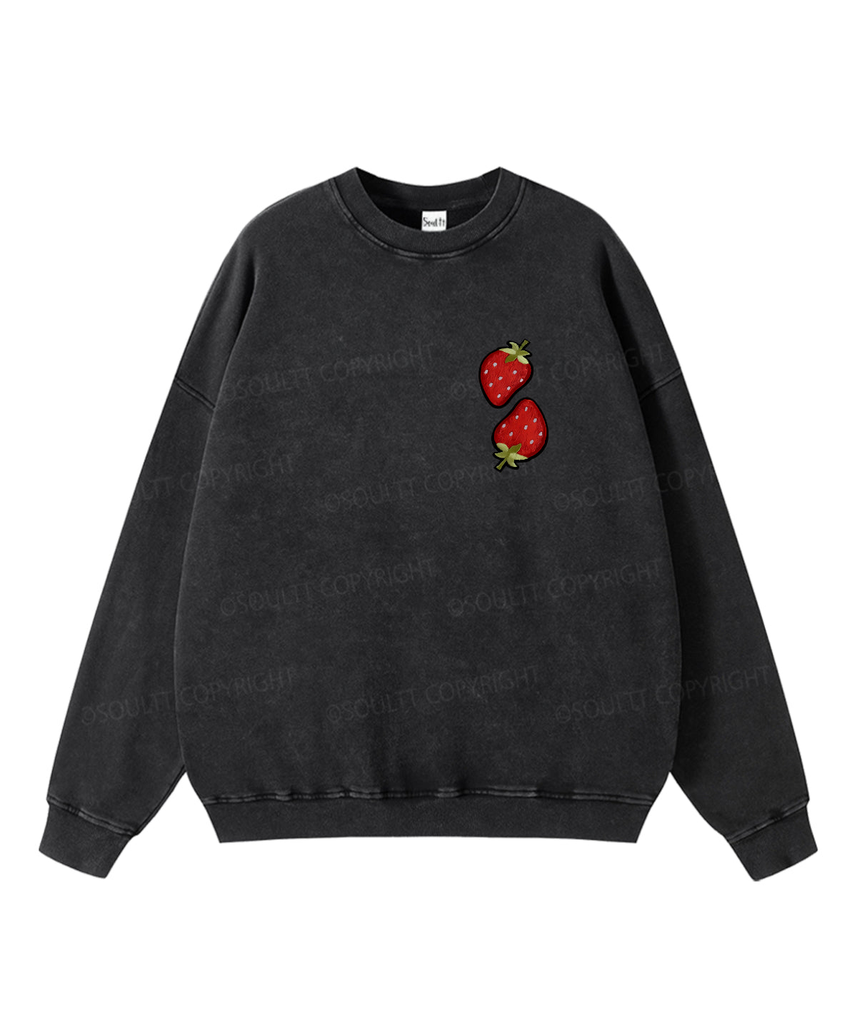 Fruit Of The Spirit Double Sided Washed Christian Sweatshirt