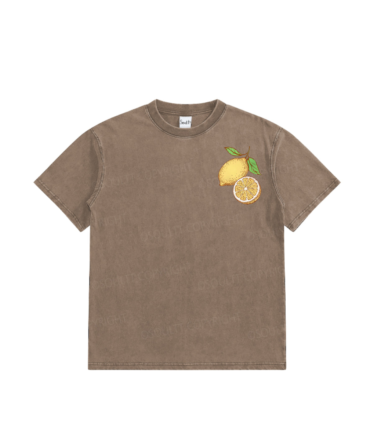 Kids Life Gave Me Some Lemons Double Sided Washed Christian T-shirt