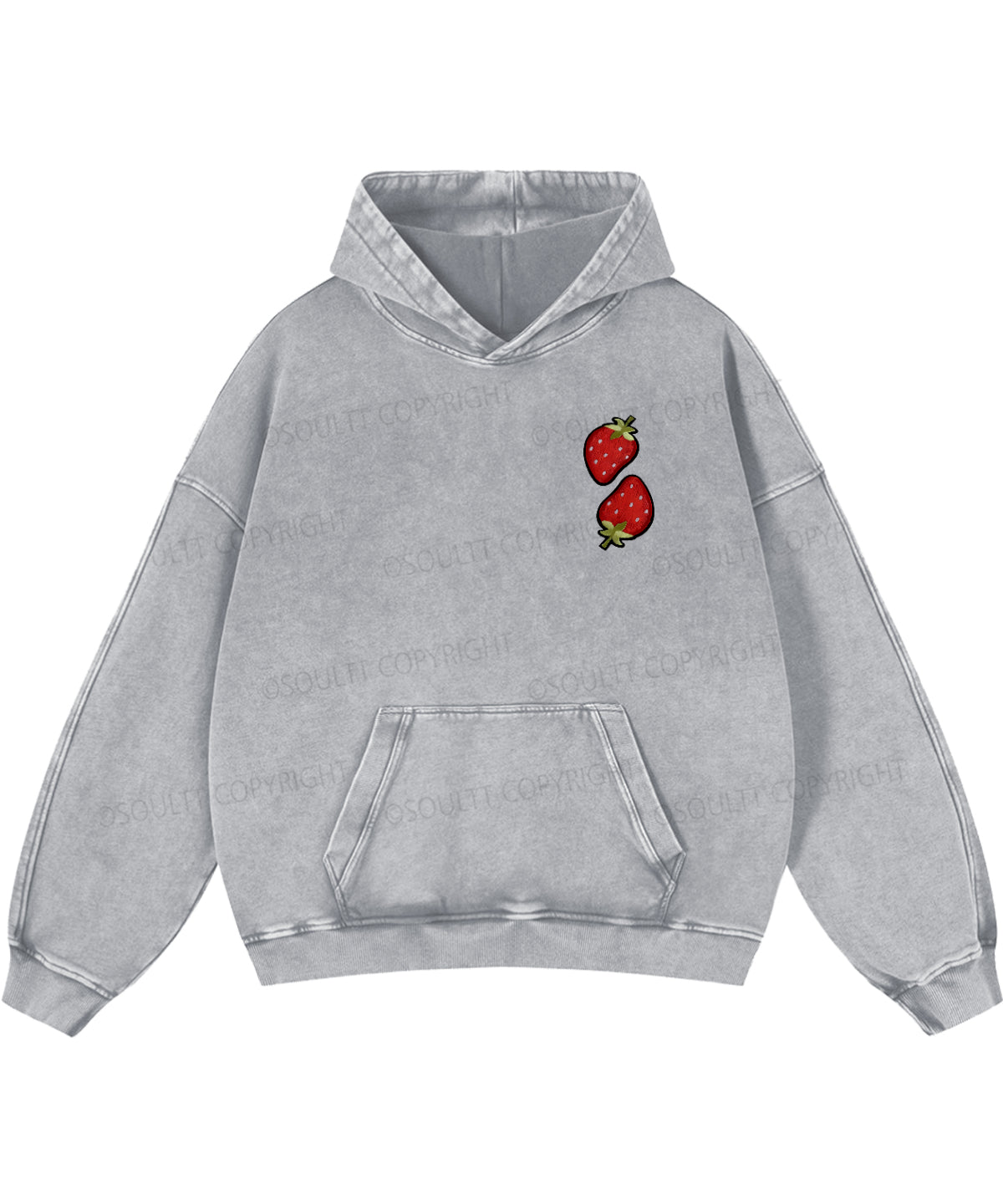Fruit Of The Spirit Double Sided Washed Christian Hoodie