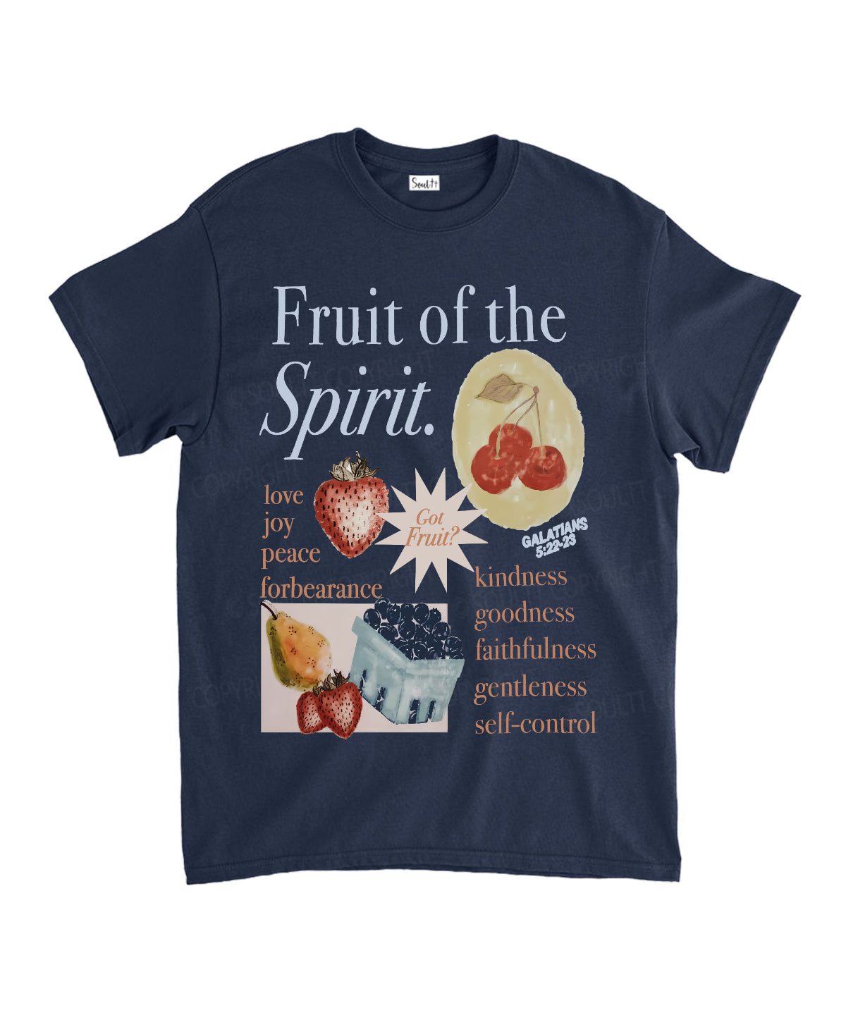 Fruit Of The Spirit Unisex Cotton Christian T-Shirt