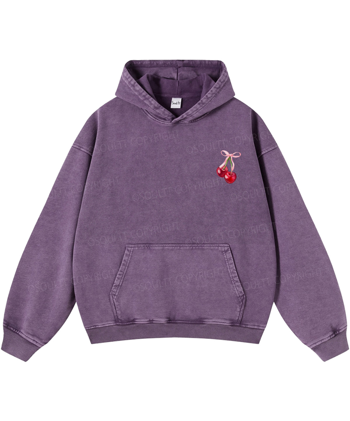 Fruit Of The Spirit Double Sided Washed Christian Hoodie