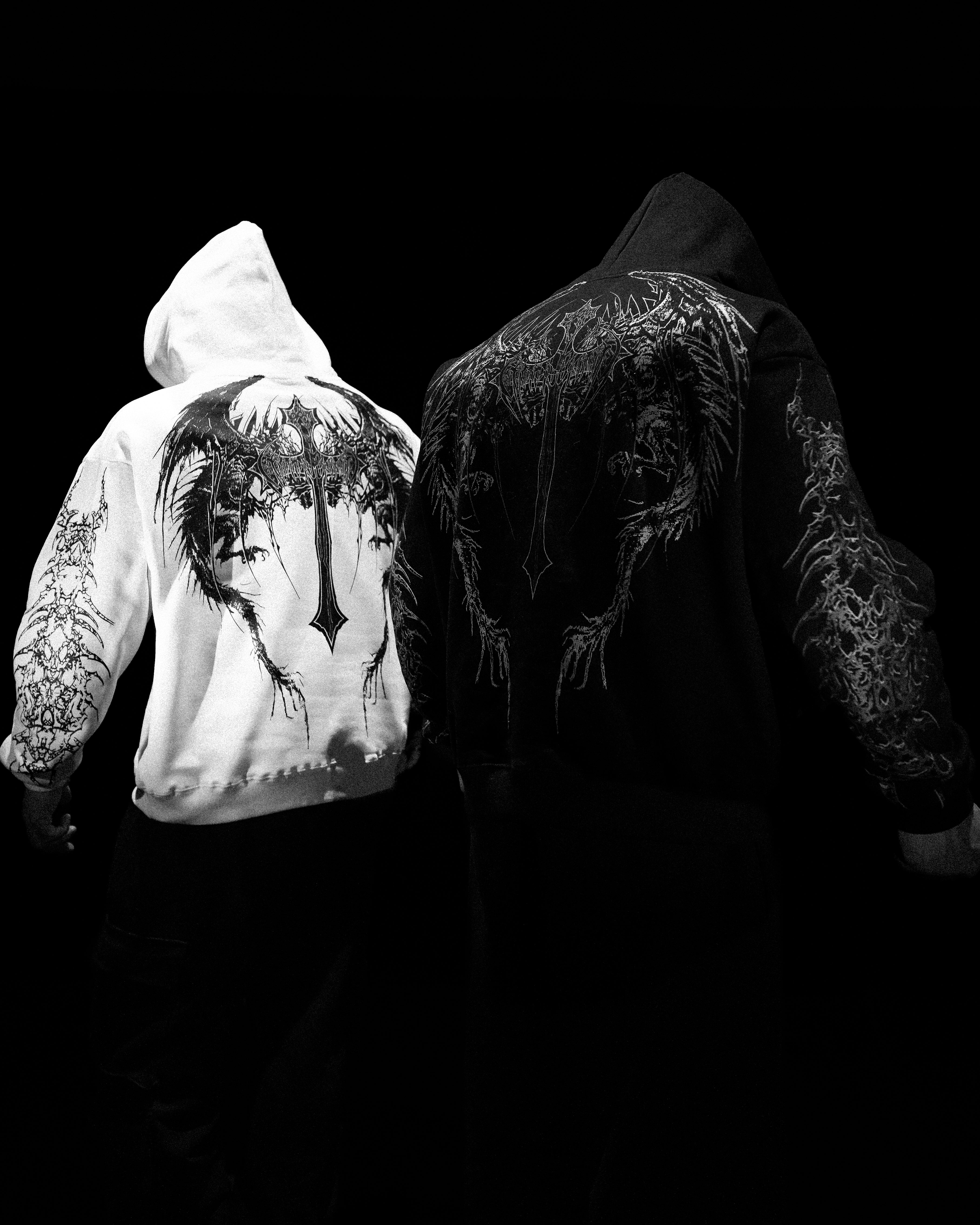 Dragon Soul Oversized pullover hoodie [MIDNIGHT]