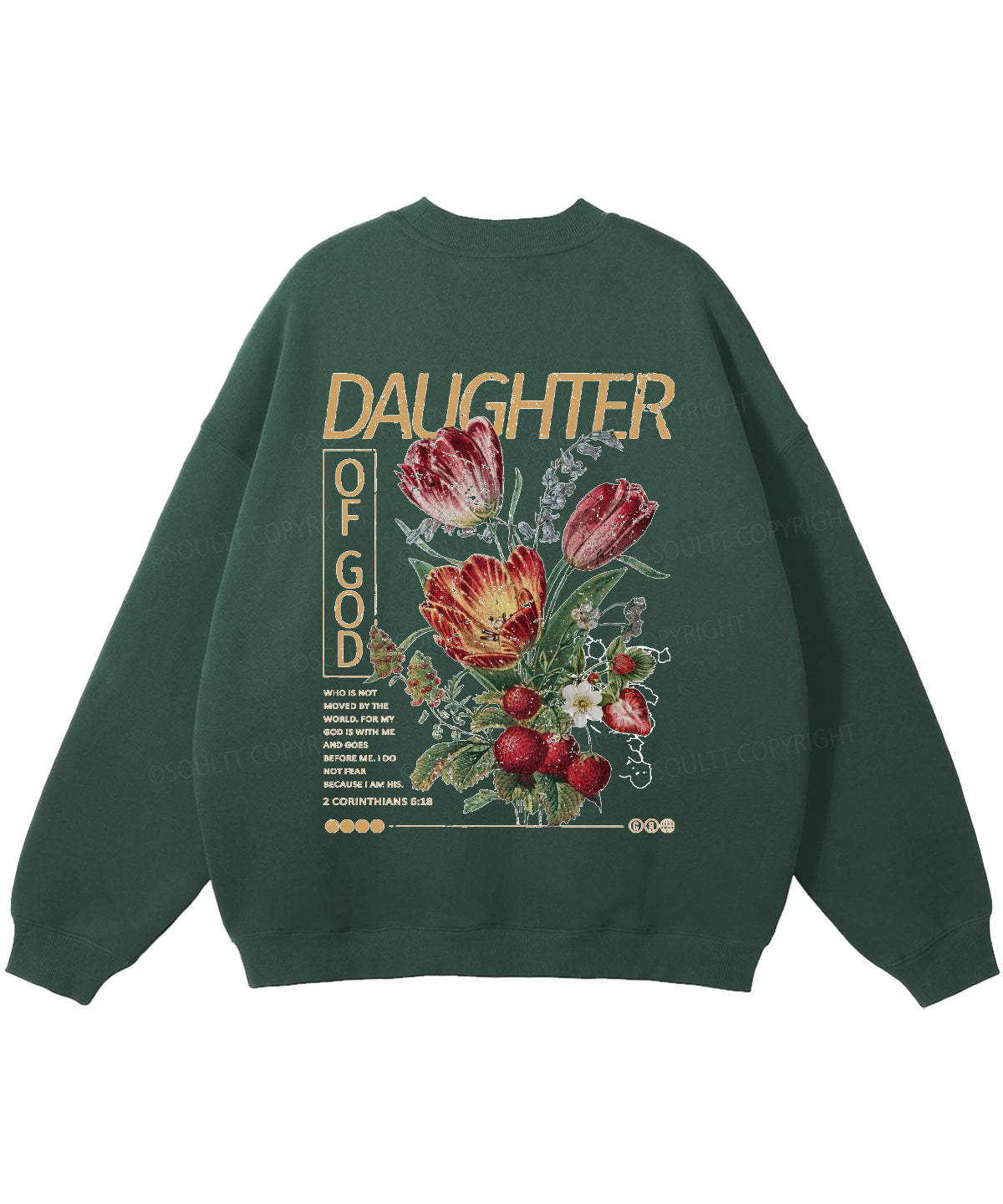 Daughter Of God Double Sided Christian Sweatshirt