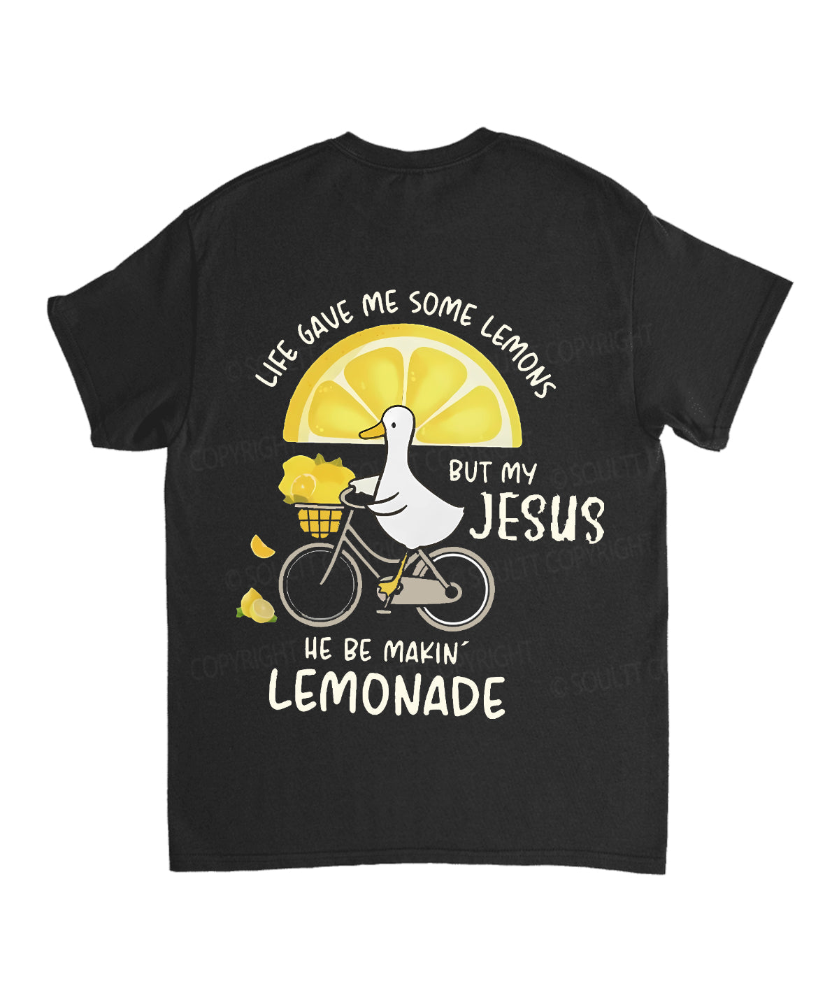 Life Gave Me Some Lemons Double Sided Unisex Cotton Christian T-Shirt