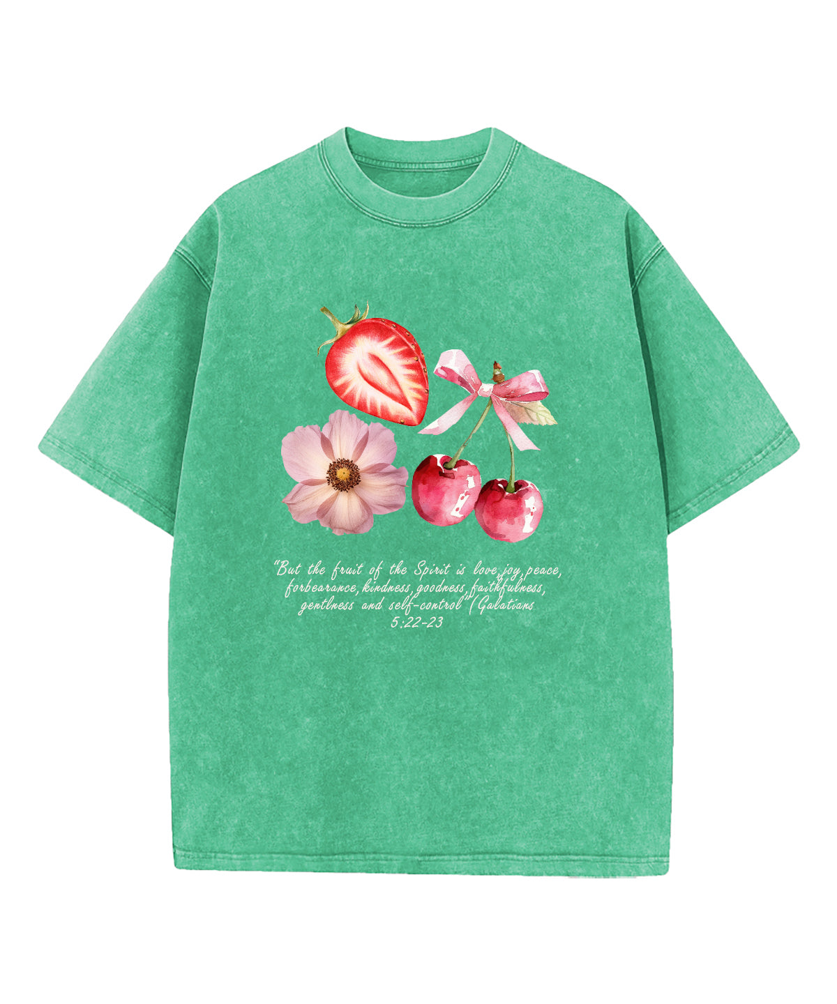 The Fruit Of The Spirit Washed Christian T-shirt