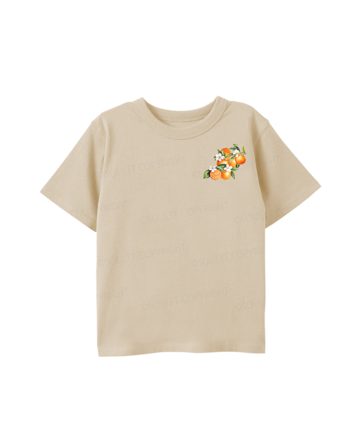 Kids Fruit Of The Spirit Double Sided Cotton Christian T-shirt