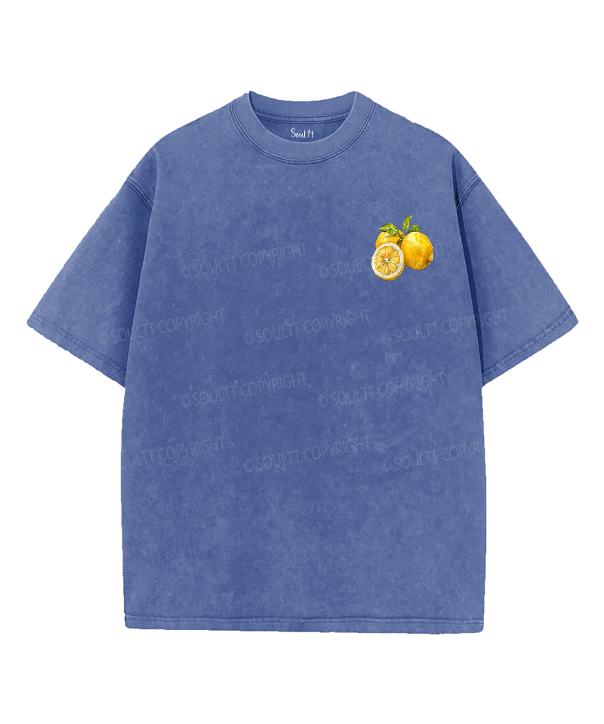God Turns Lemons Double Sided Unisex Washed Christian T-shirt
