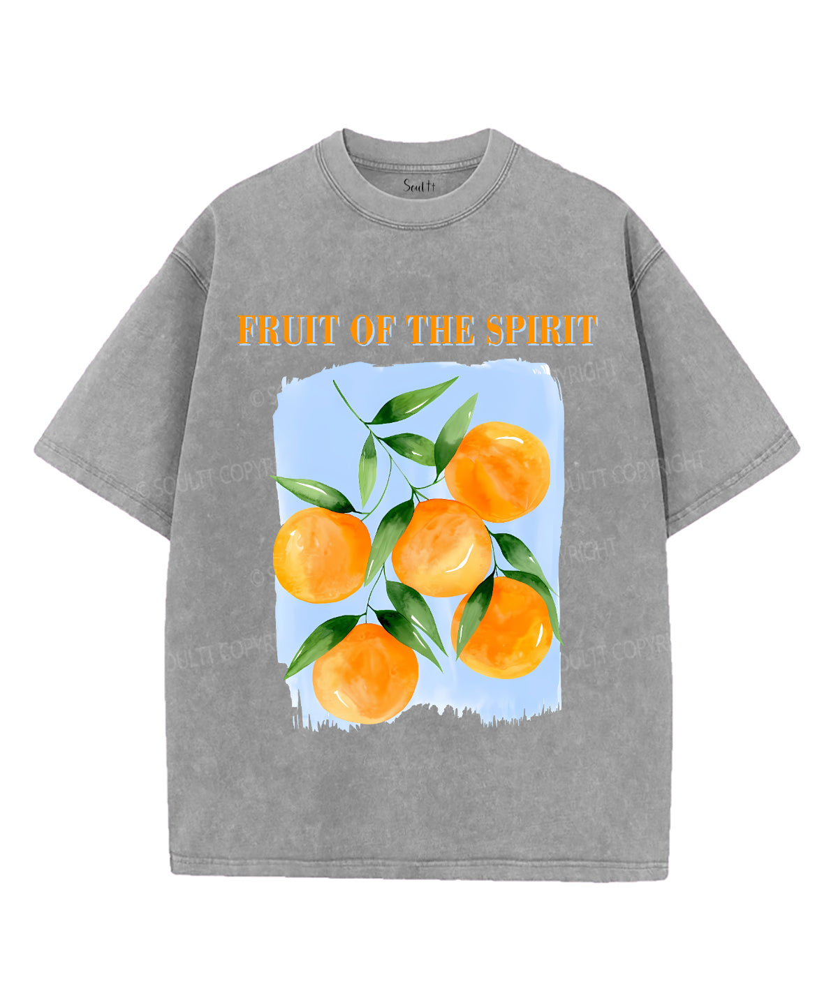 Fruit Of The Spirit Unisex Washed Christian T-shirt