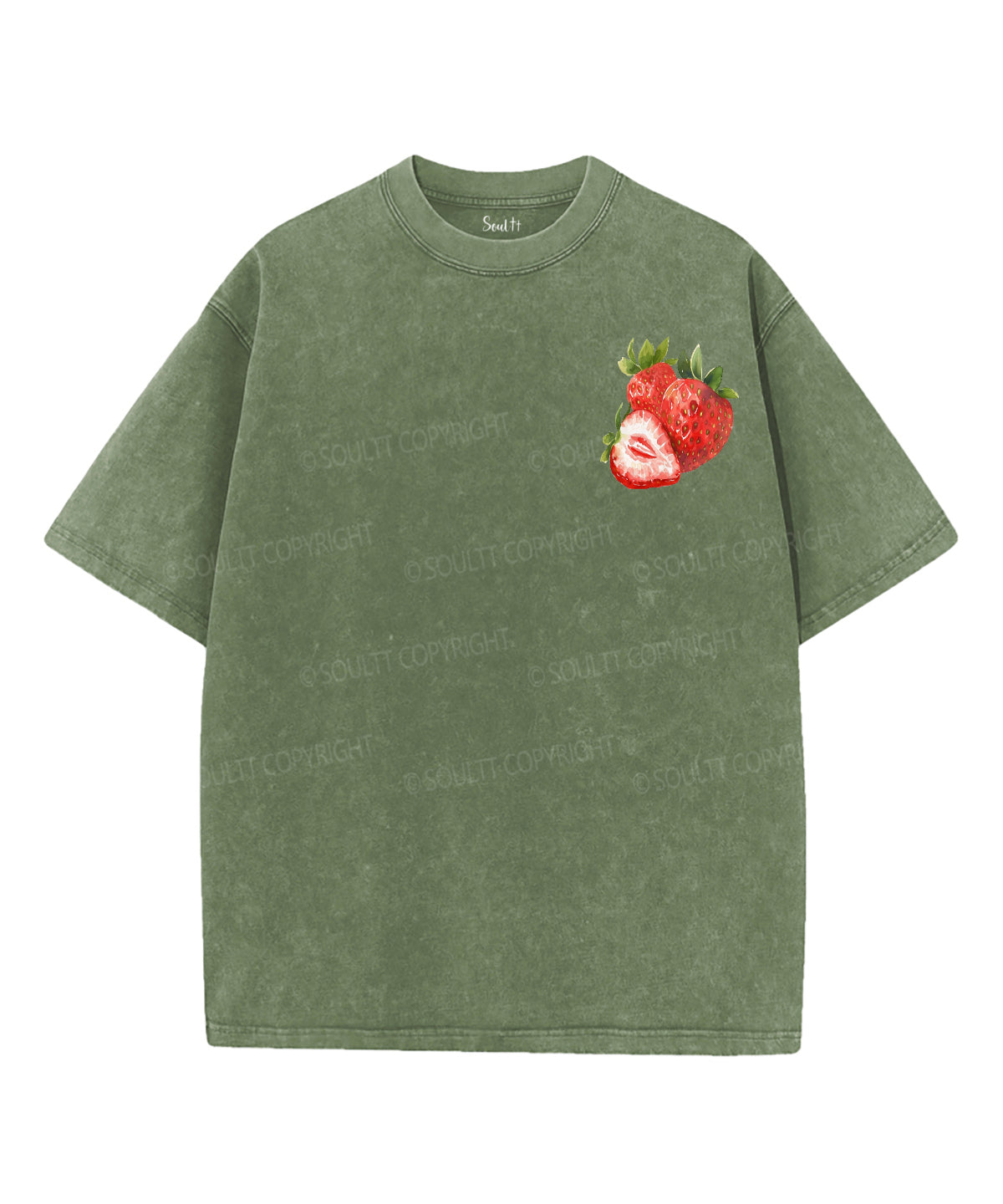 Fruit Of The Spirit Double Sided Unisex Washed Christian T-shirt