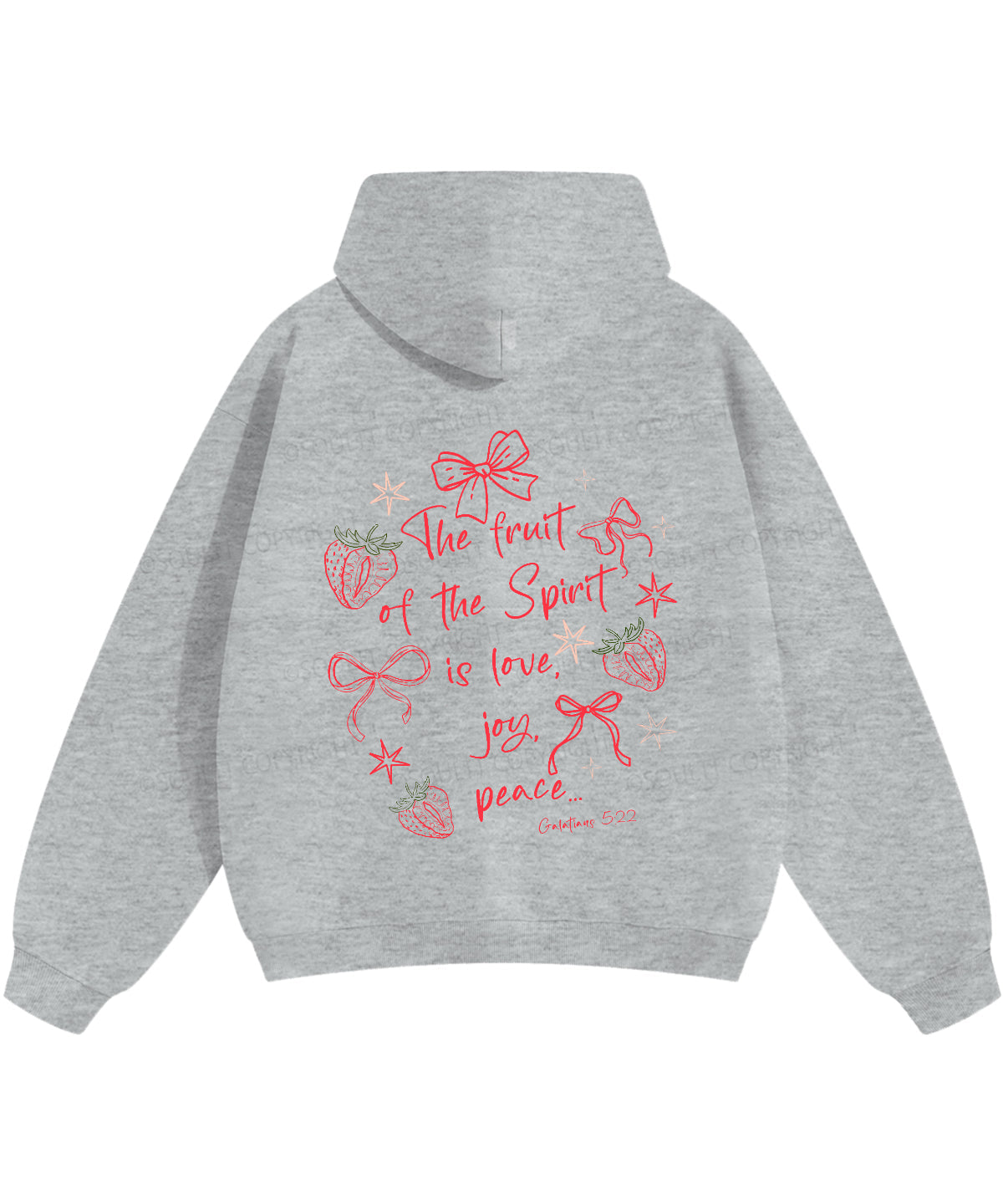 Fruit Of The Spirit Double Sided Christian Hoodie