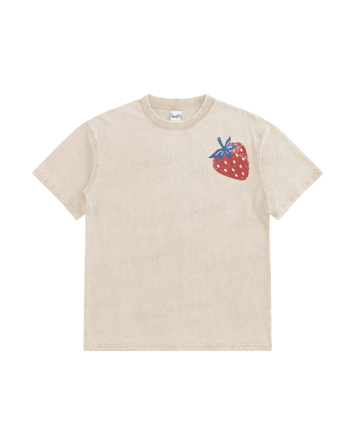 Kids Fruit Of The Spirit Double Sided Washed Christian T-shirt