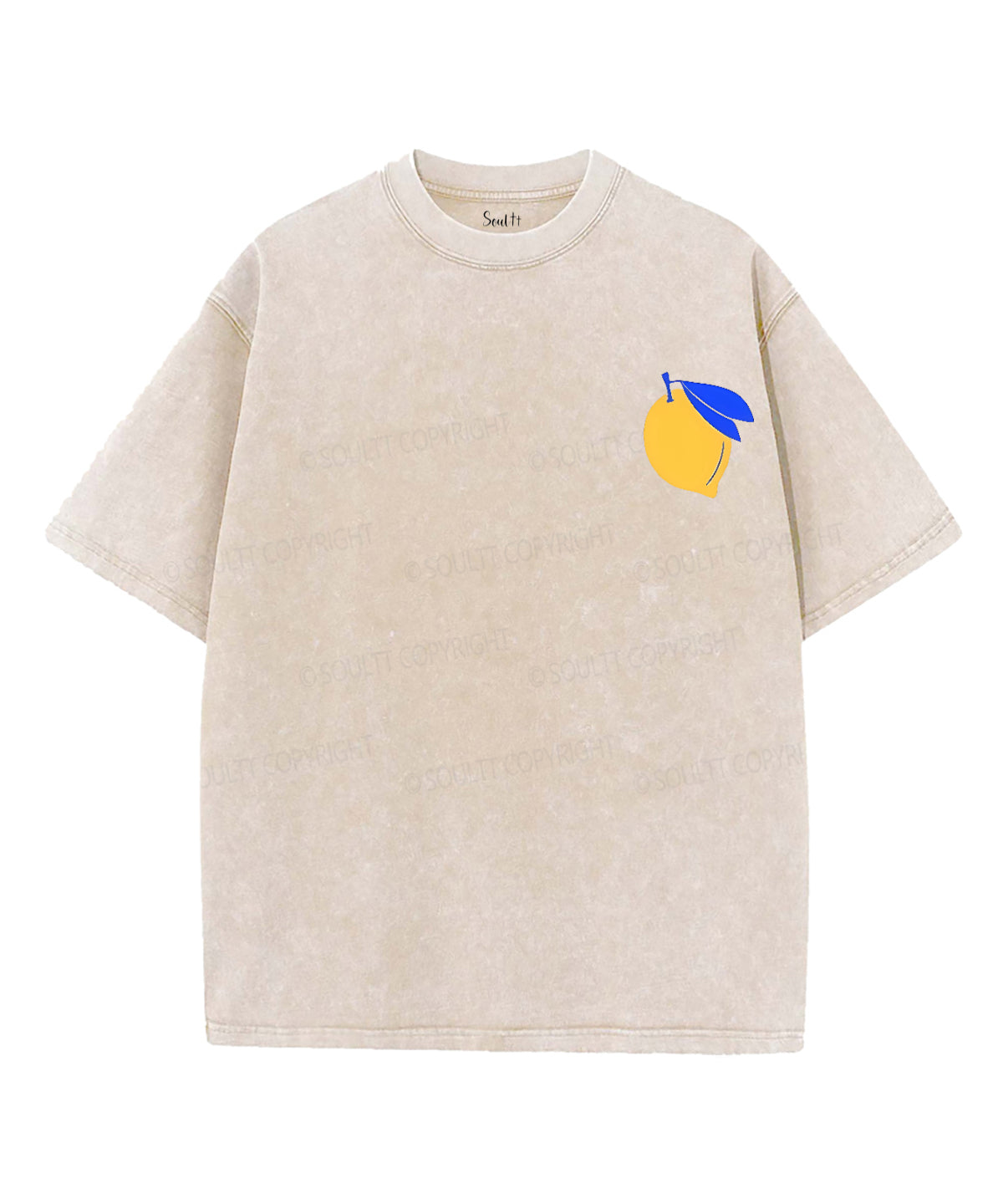 Life Gave Me Some Lemons Double Sided Unisex Washed Christian T-shirt