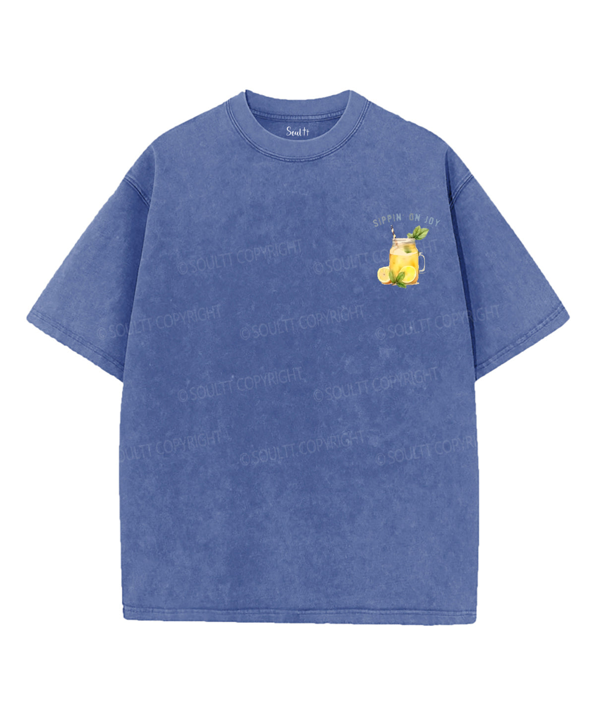 Life Gave Me Some Lemons Double Sided Unisex Washed Christian T-shirt