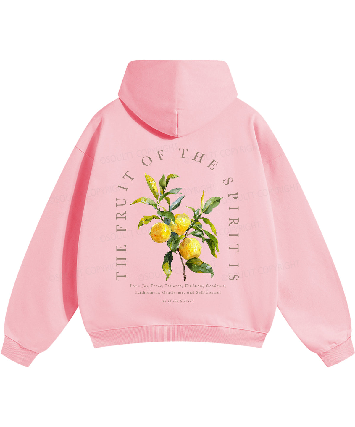 The Fruit Of The Spirit Double Sided Christian Hoodie