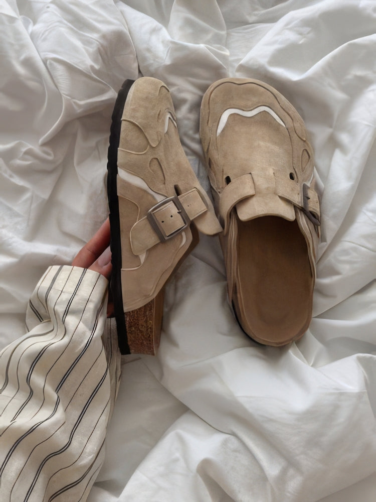 Wavey Clogs - Army Green
