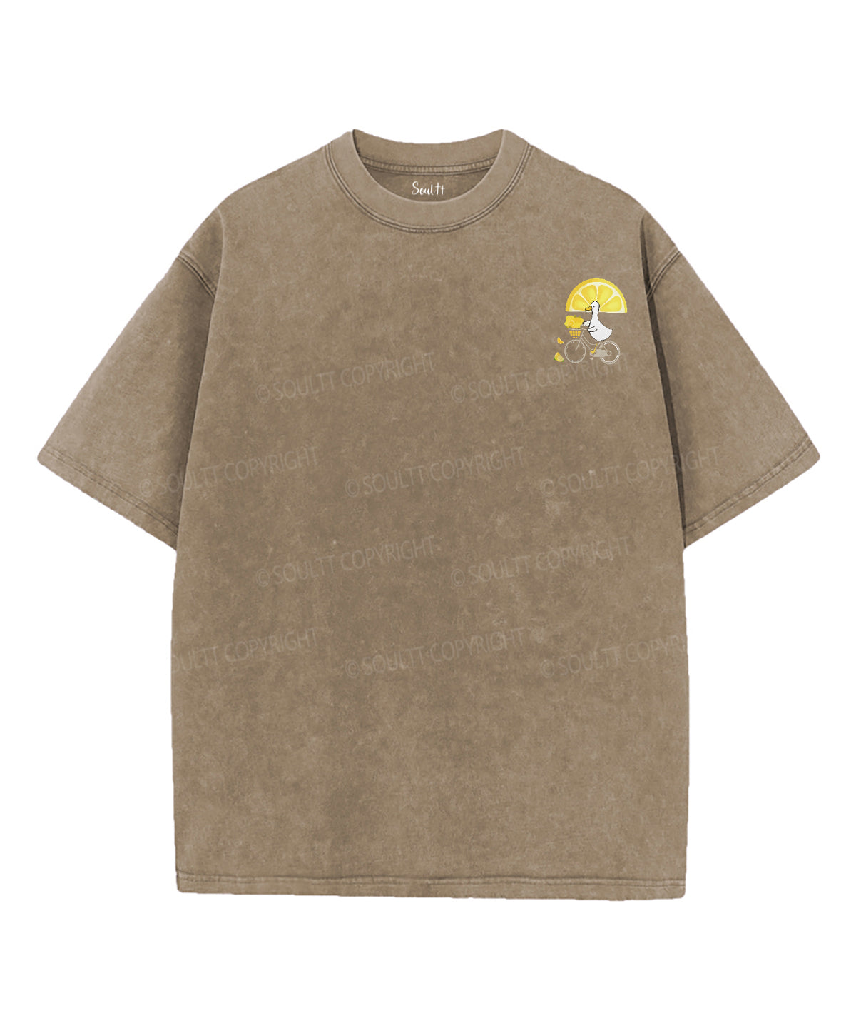Life Gave Me Some Lemons Double Sided Unisex Washed Christian T-shirt