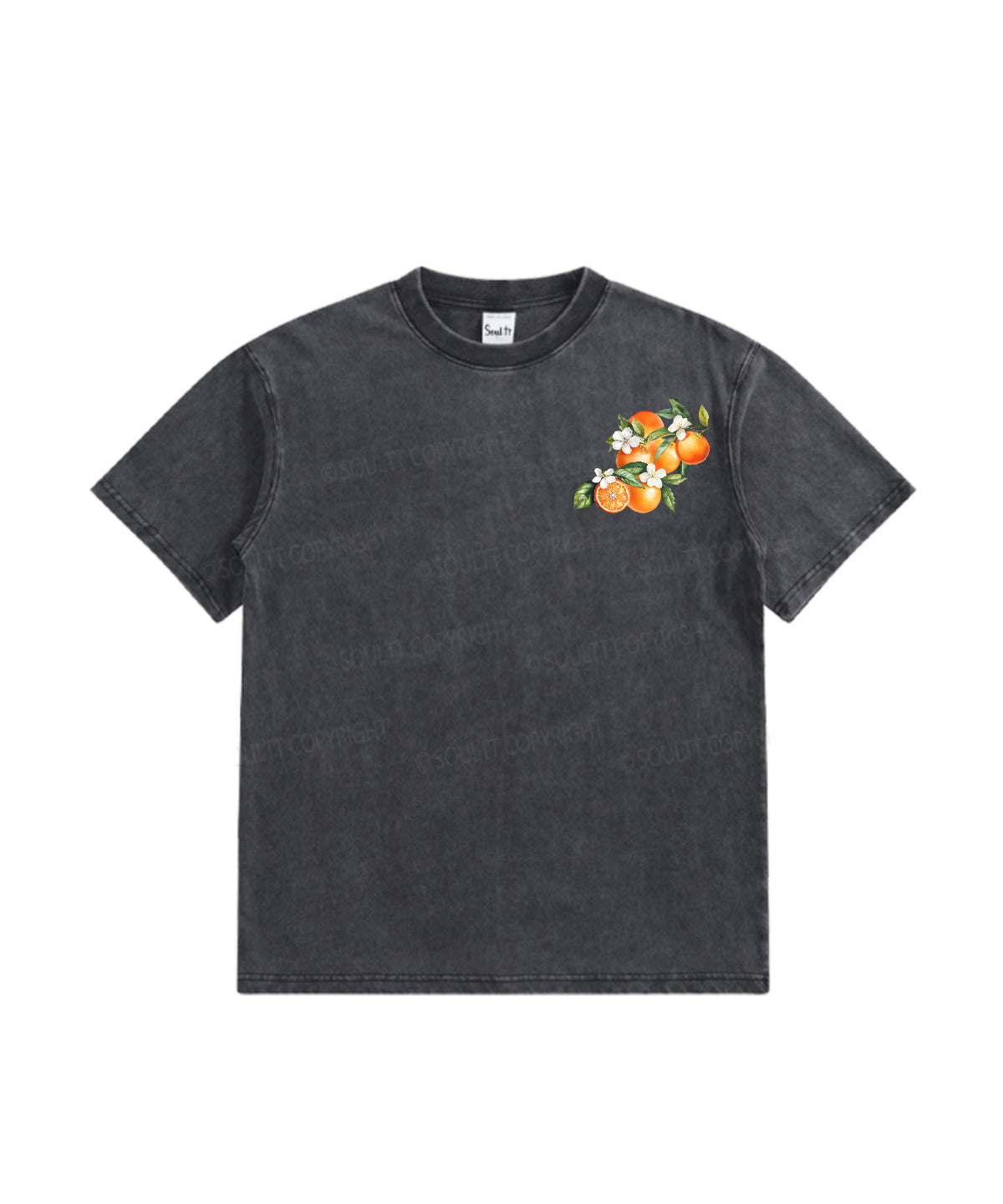 Kids Fruit Of The Spirit Double Sided Washed Christian T-shirt