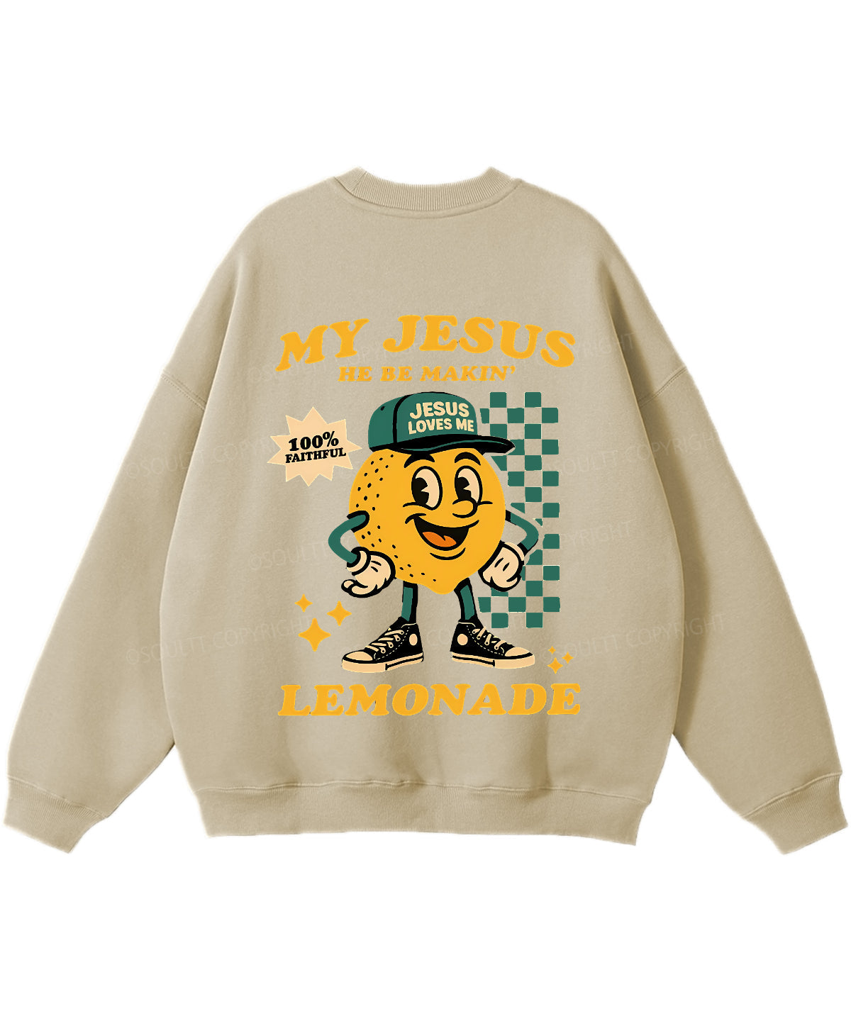 Life Gave Me Some Lemons Double Sided Christian Sweatshirt
