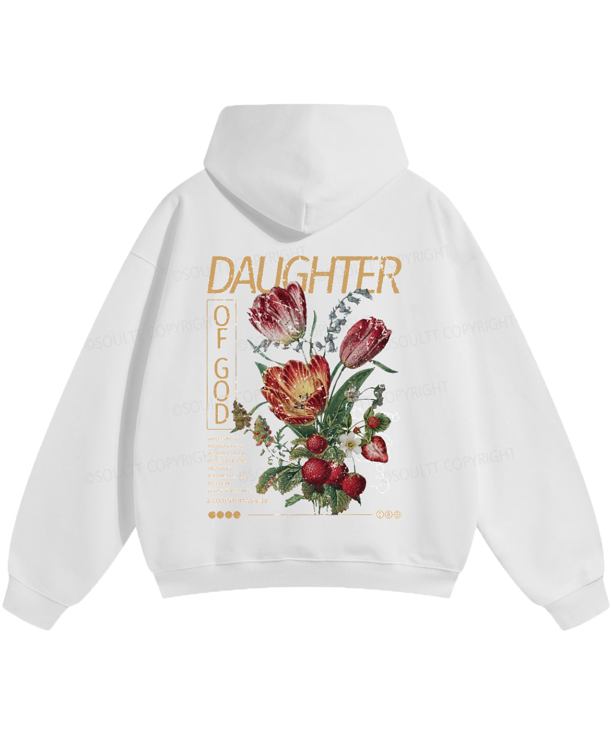 Daughter Of God Double Sided Christian Hoodie