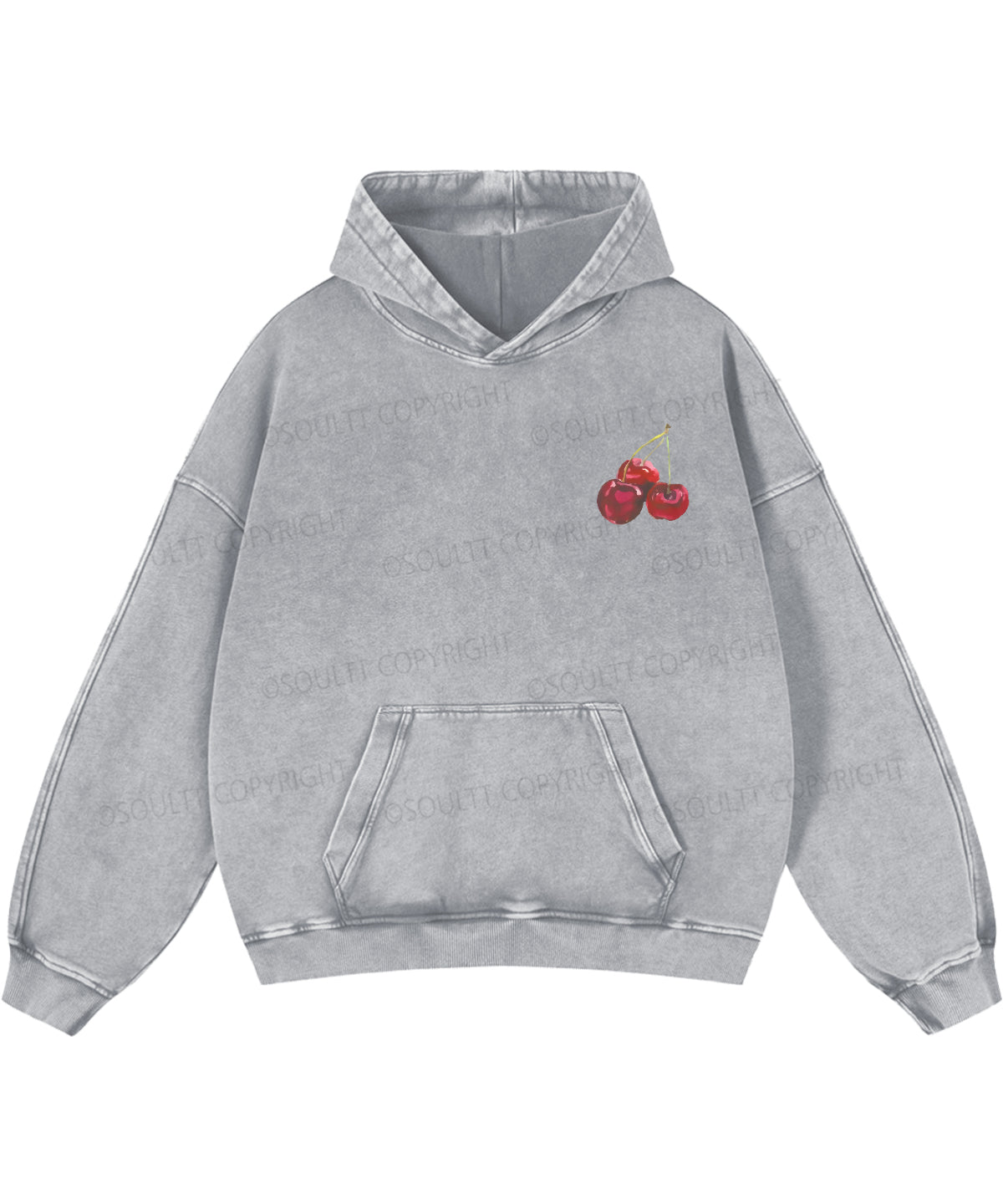 Fruit Of The Spirit Double Sided Washed Christian Hoodie