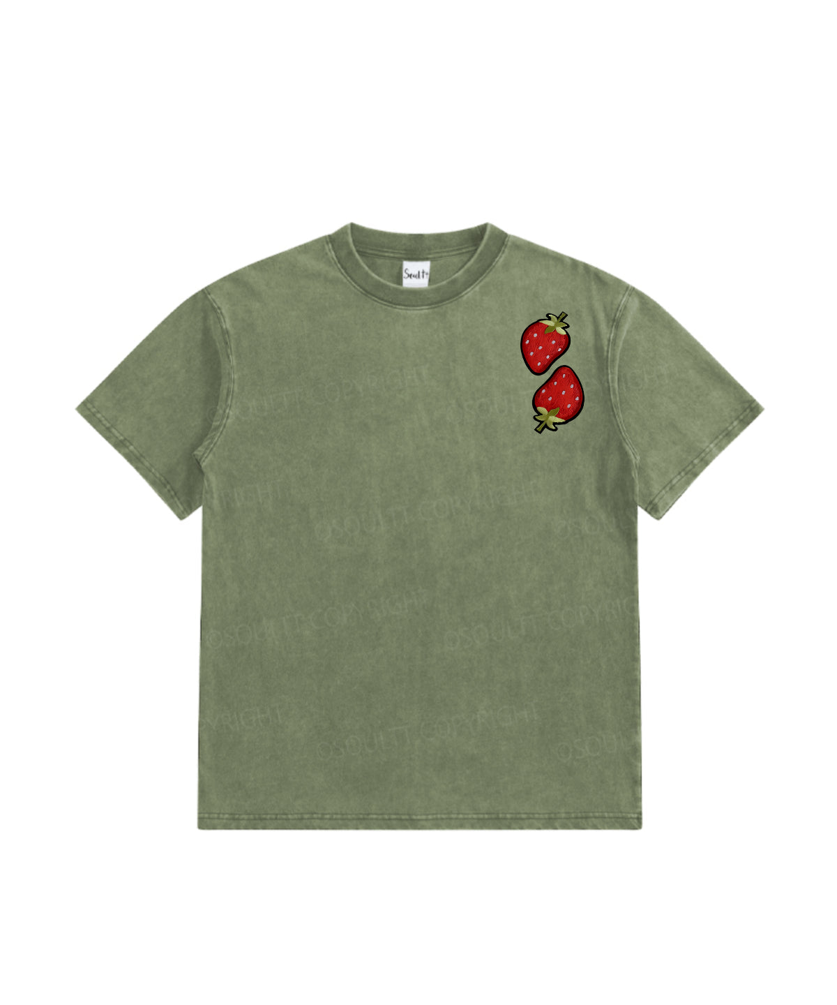 Kids Fruit Of The Spirit Double Sided Washed Christian T-shirt