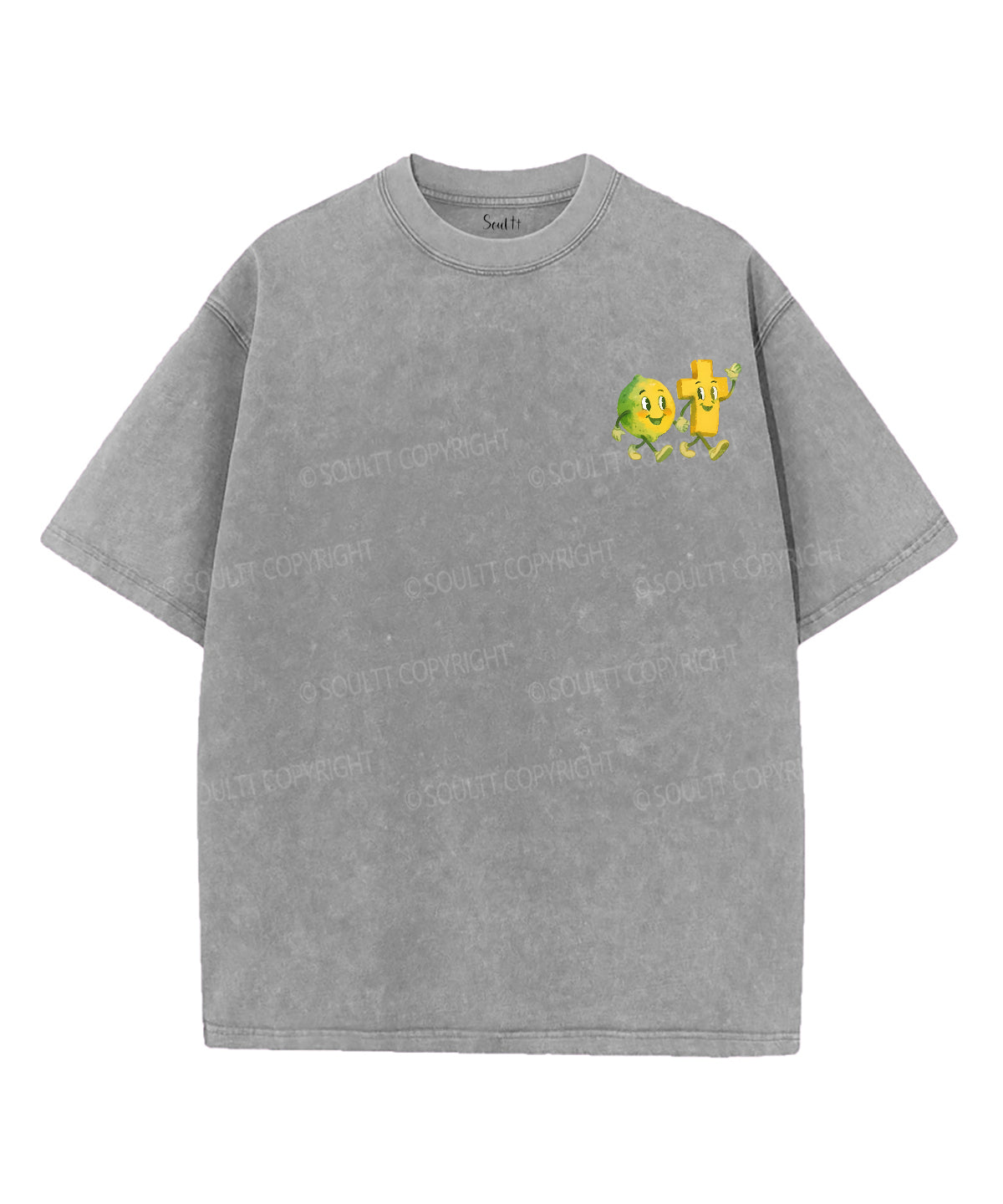 Life Gave Me Some Lemons Double Sided Unisex Washed Christian T-shirt