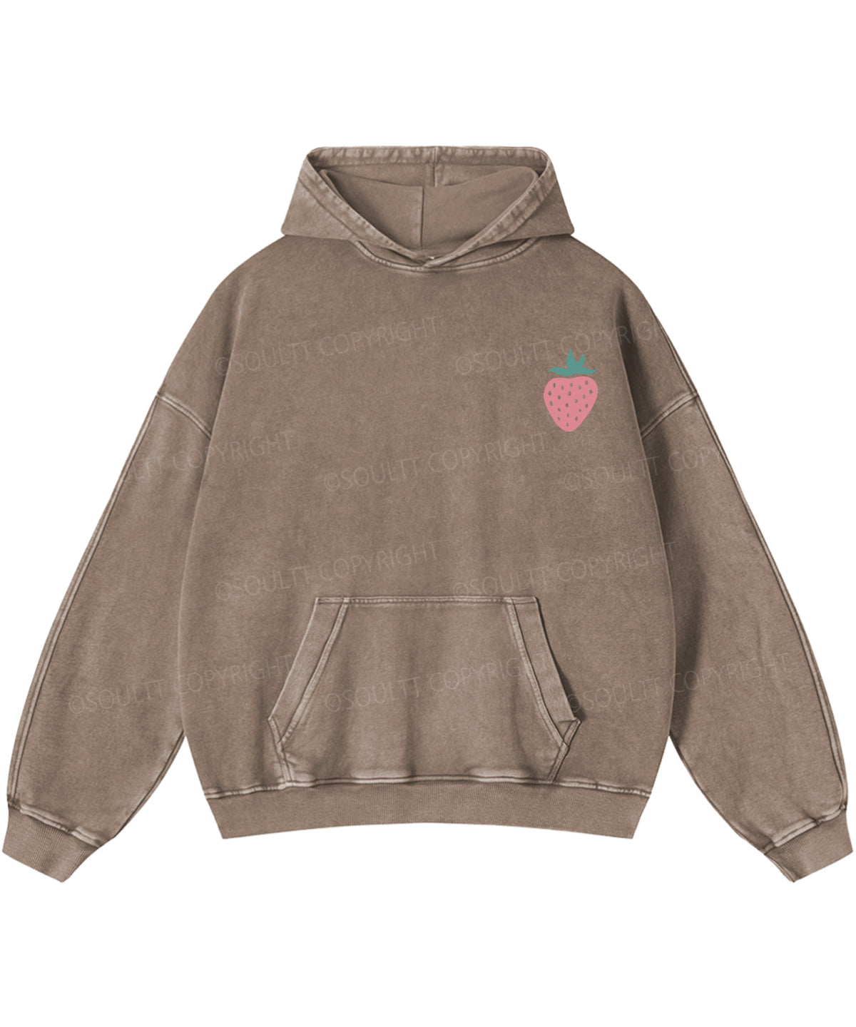 Fruit Of The Spirit Double Sided Washed Christian Hoodie
