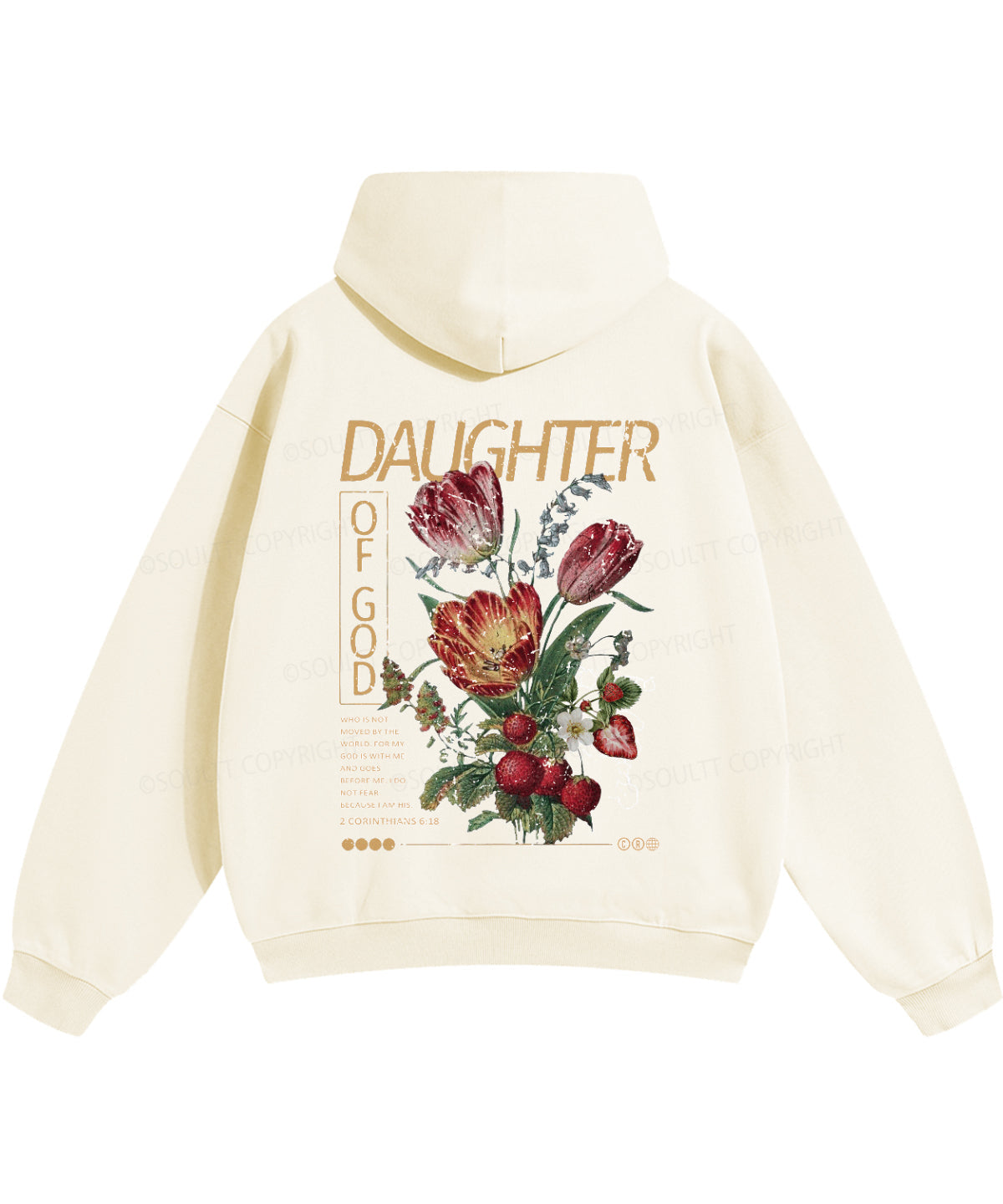 Daughter Of God Double Sided Christian Hoodie