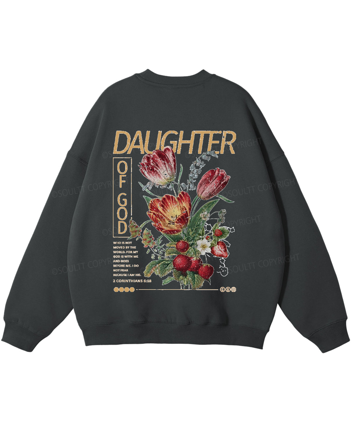Daughter Of God Double Sided Christian Sweatshirt