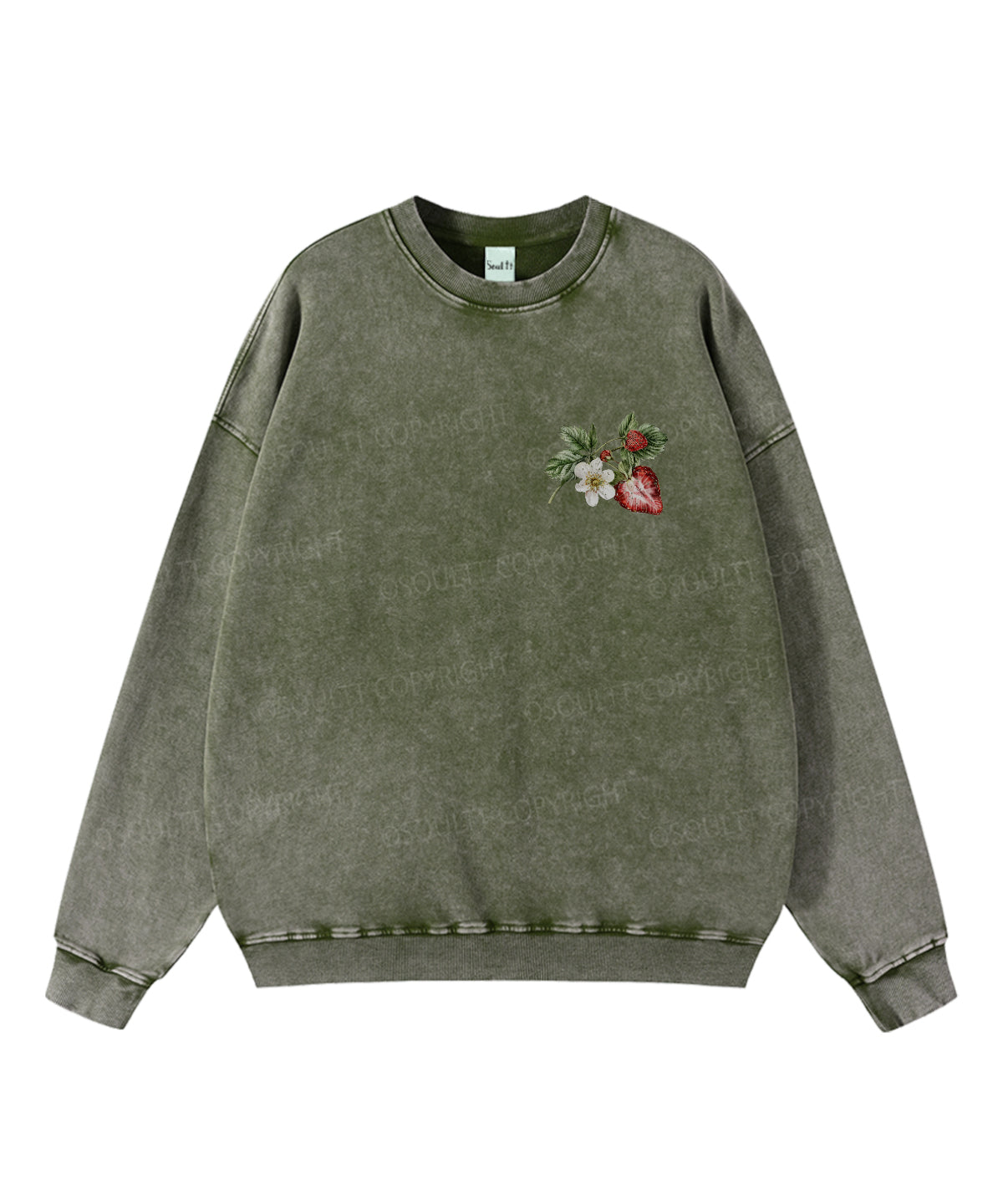 Daughter Of God Double Sided Washed Christian Sweatshirt