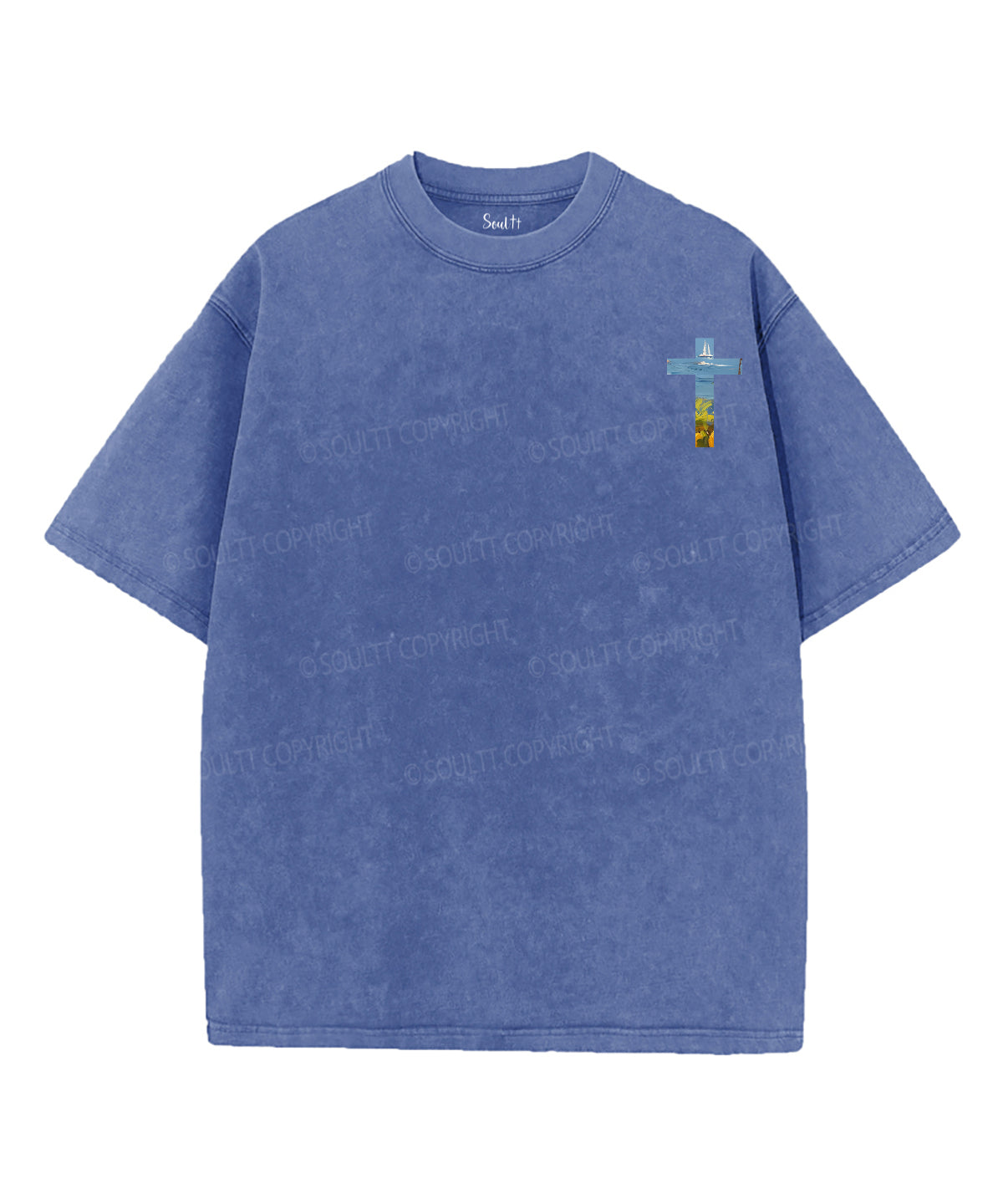 Fruit Of The Spirit Double Sided Unisex Washed Christian T-shirt