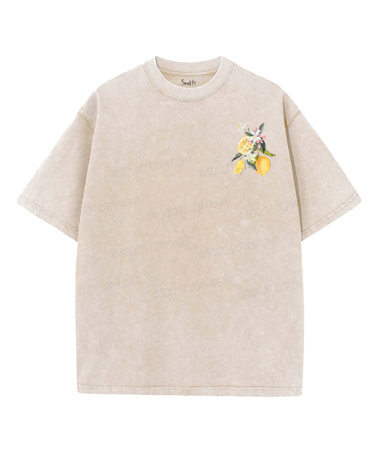 Fruit Of The Spirit Double Sided Unisex Washed Christian T-shirt