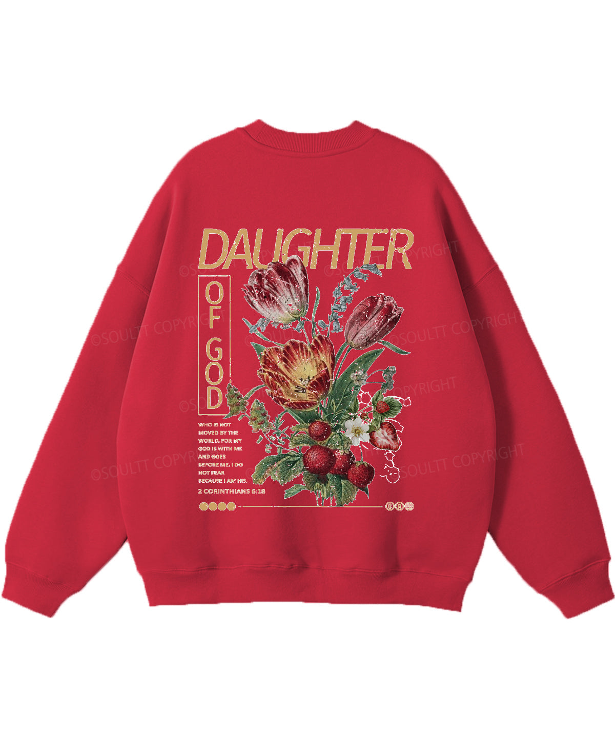 Daughter Of God Double Sided Christian Sweatshirt