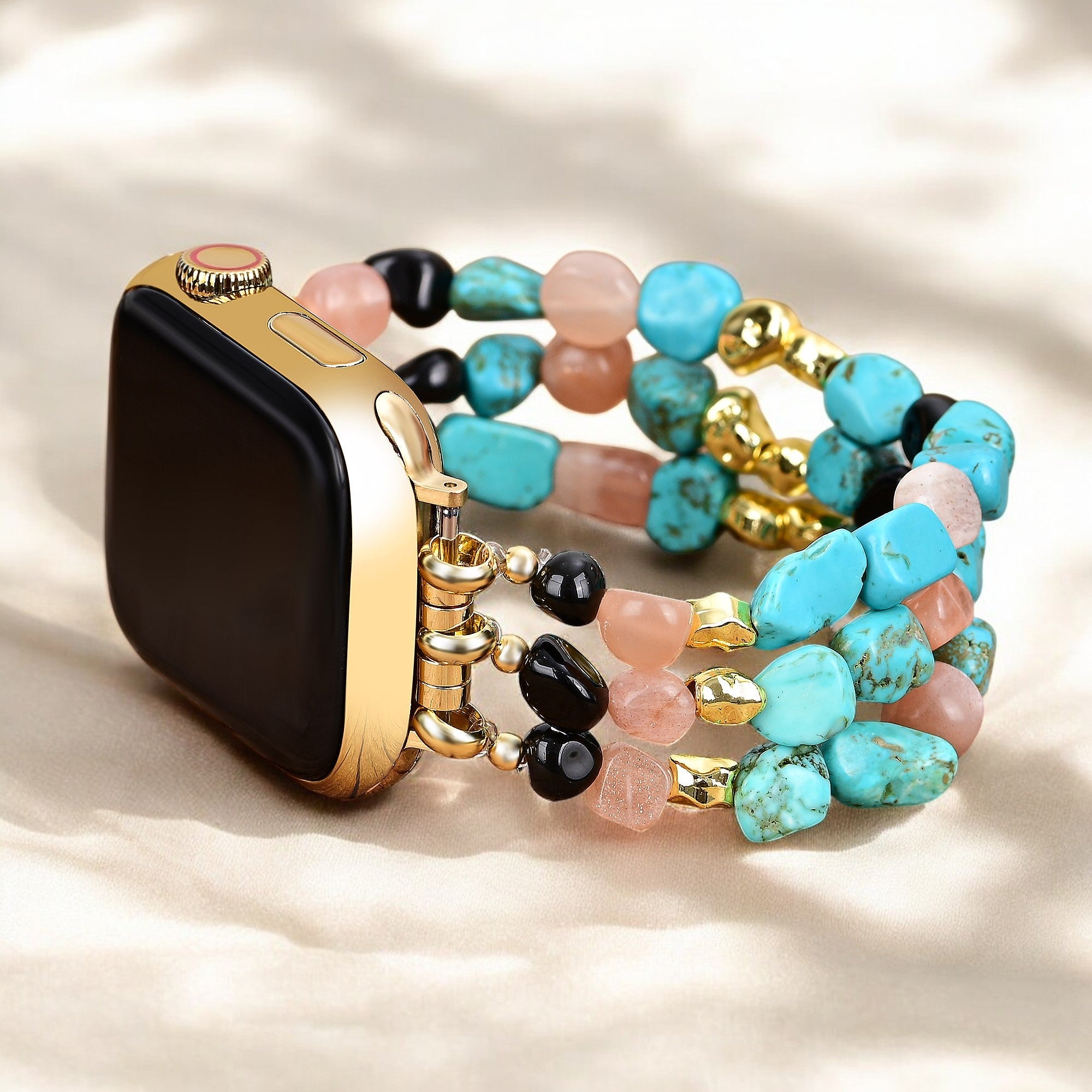 Desert Oasis Stone Stretch Apple Watch Strap